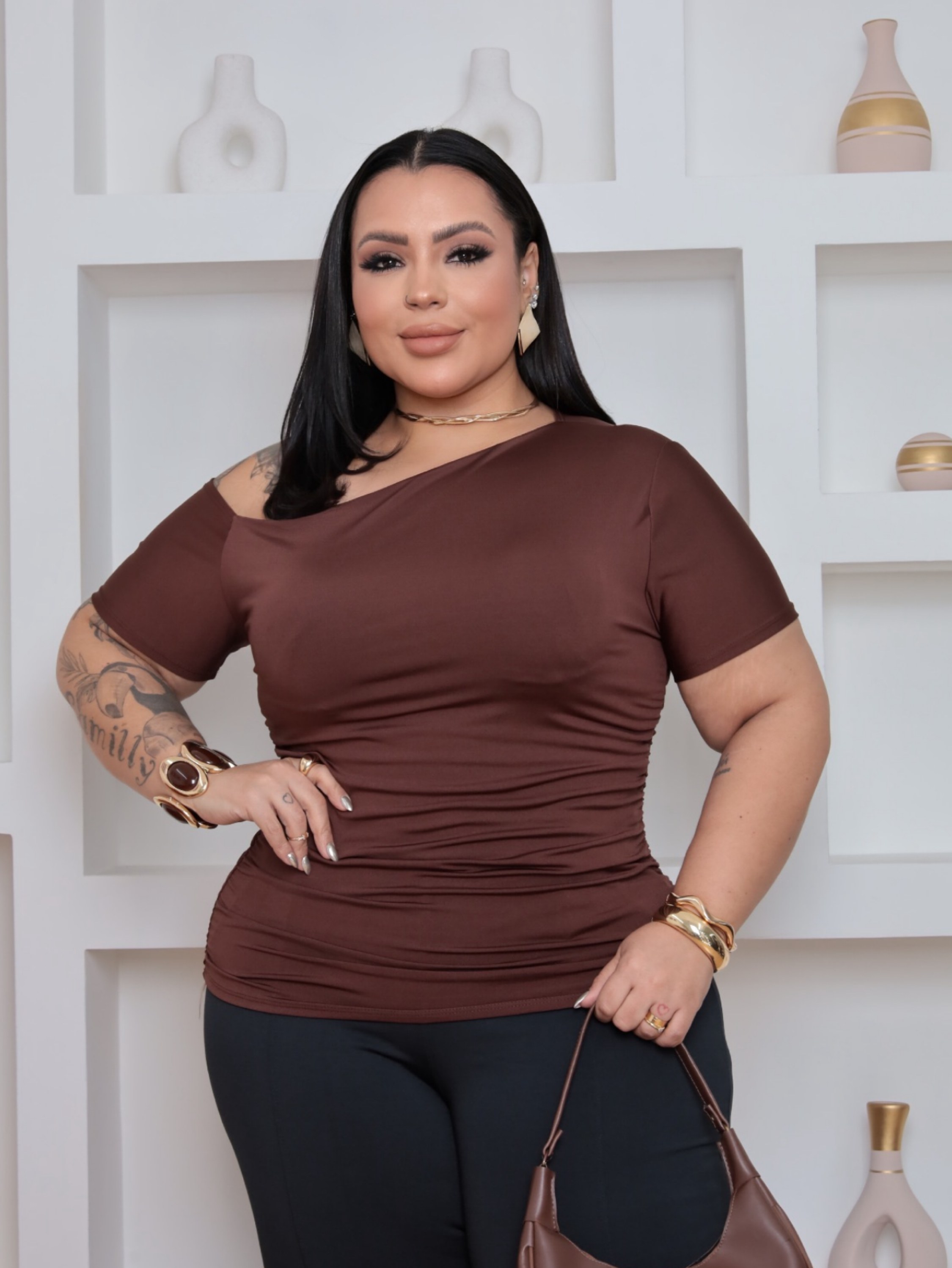 Blusa Carolina Plus Size