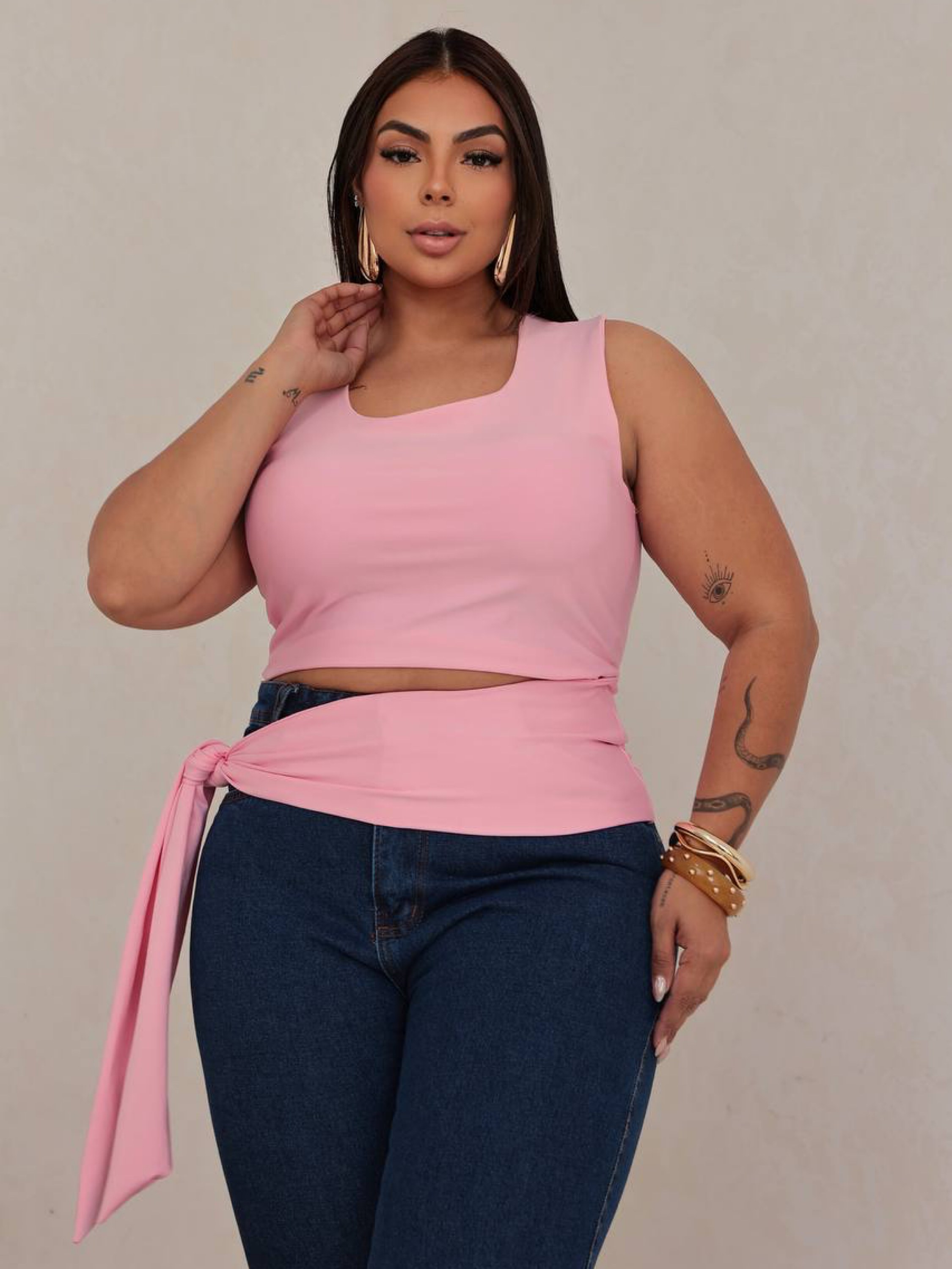 Blusa Bianca Plus Size