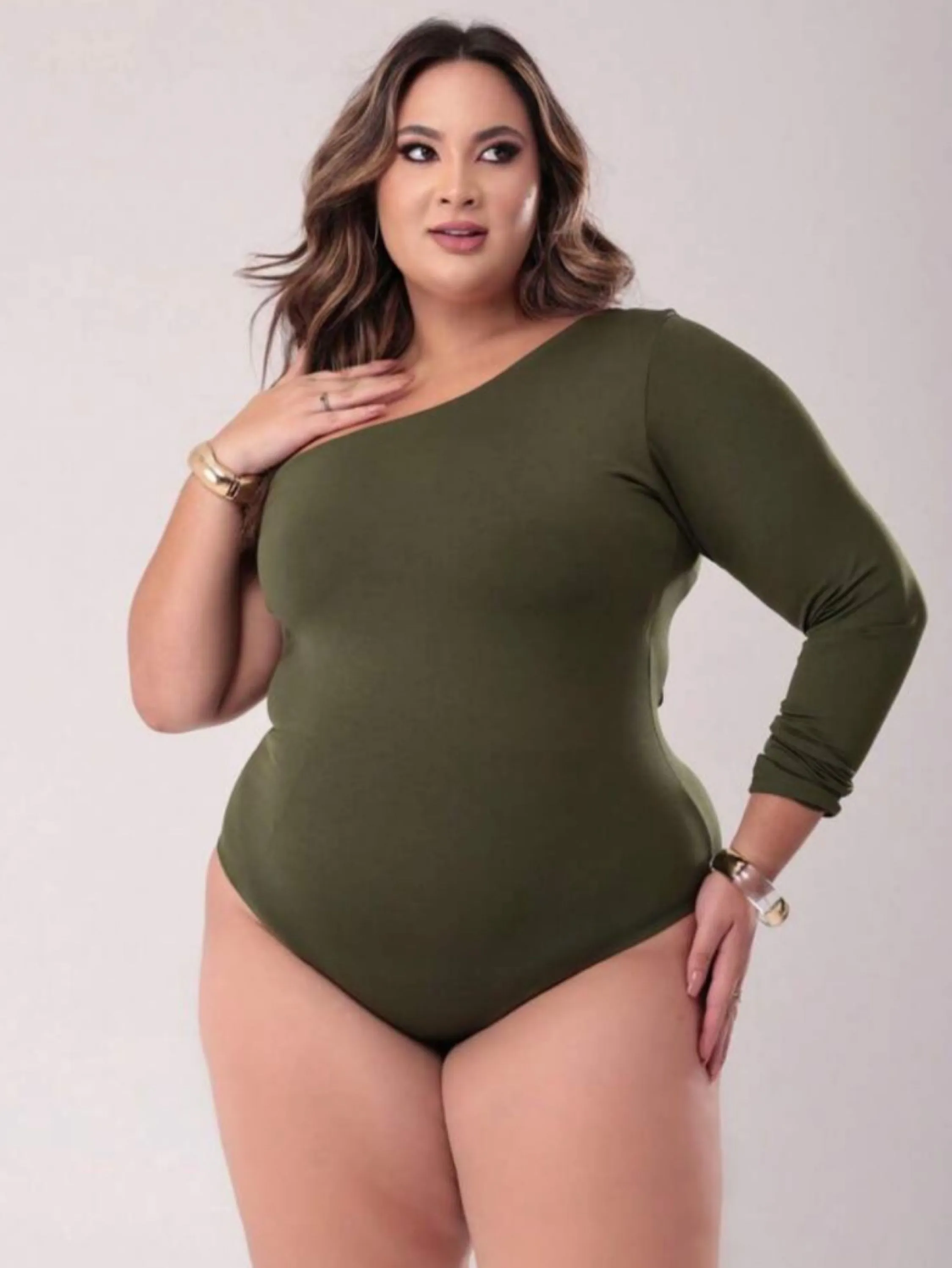 Body nula manca suplex Plus Size