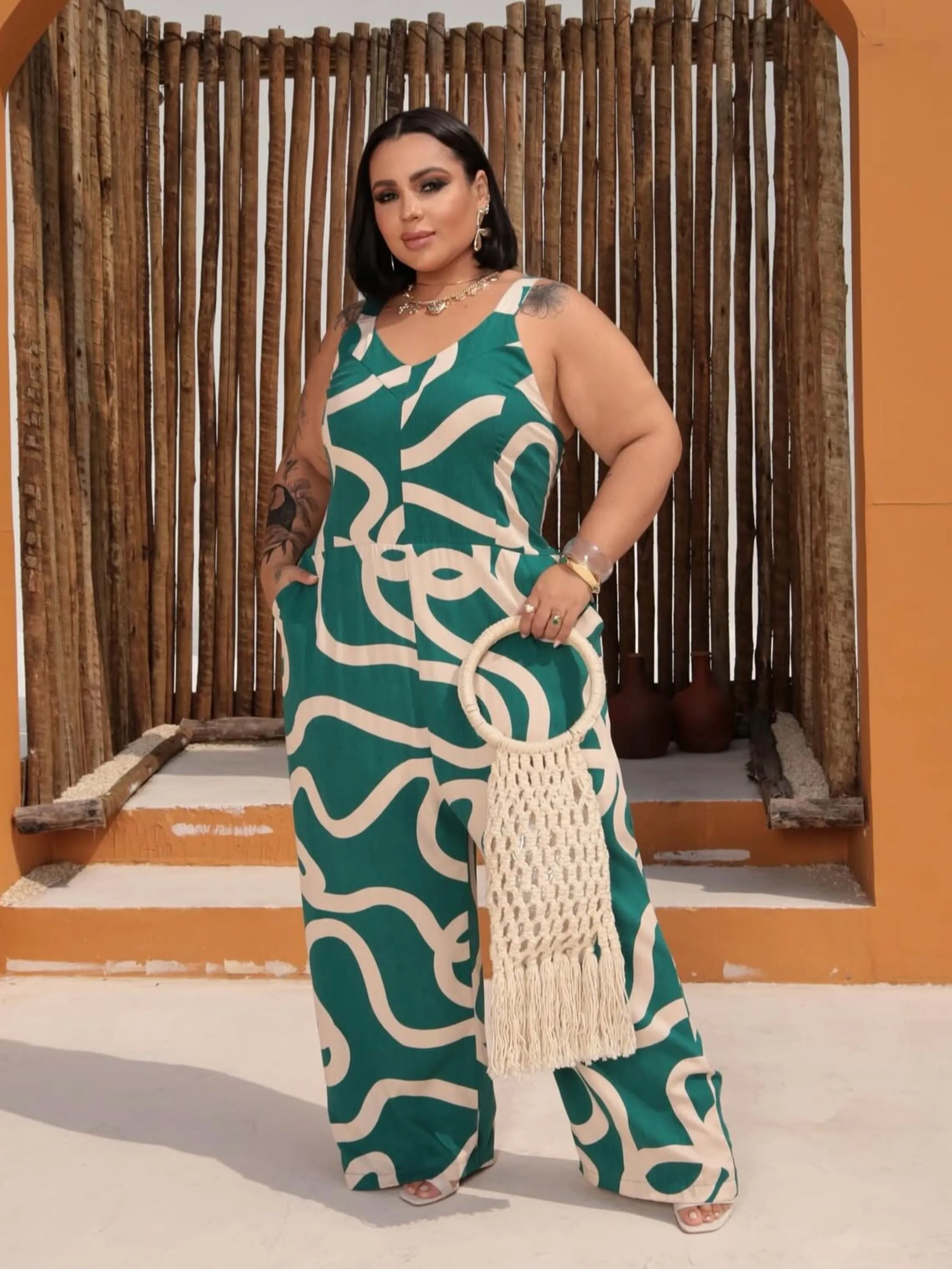 Macacão longo Diana Plus Size