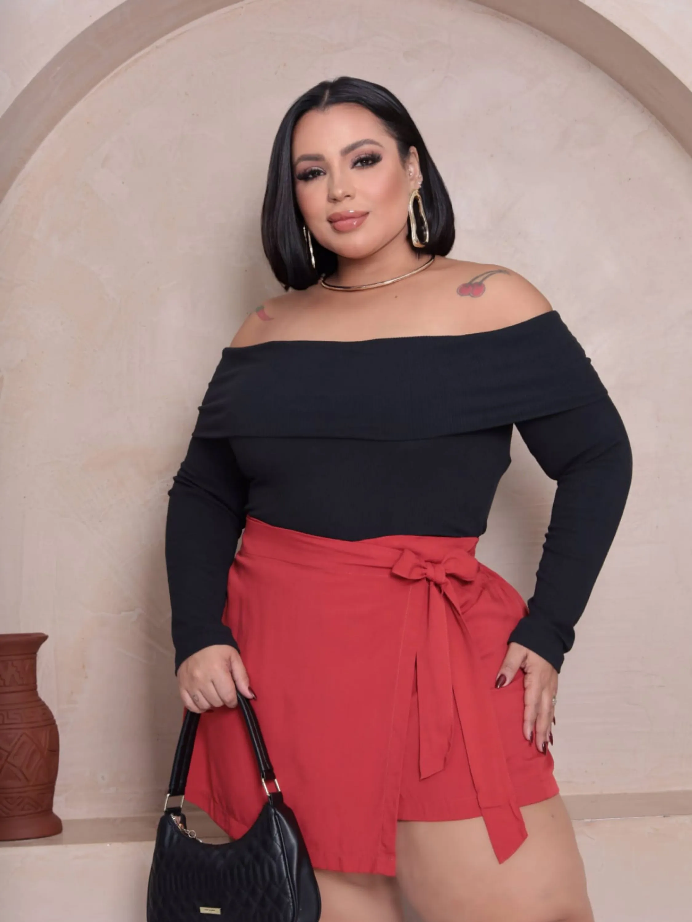 Shorts Saia envelope Plus Size