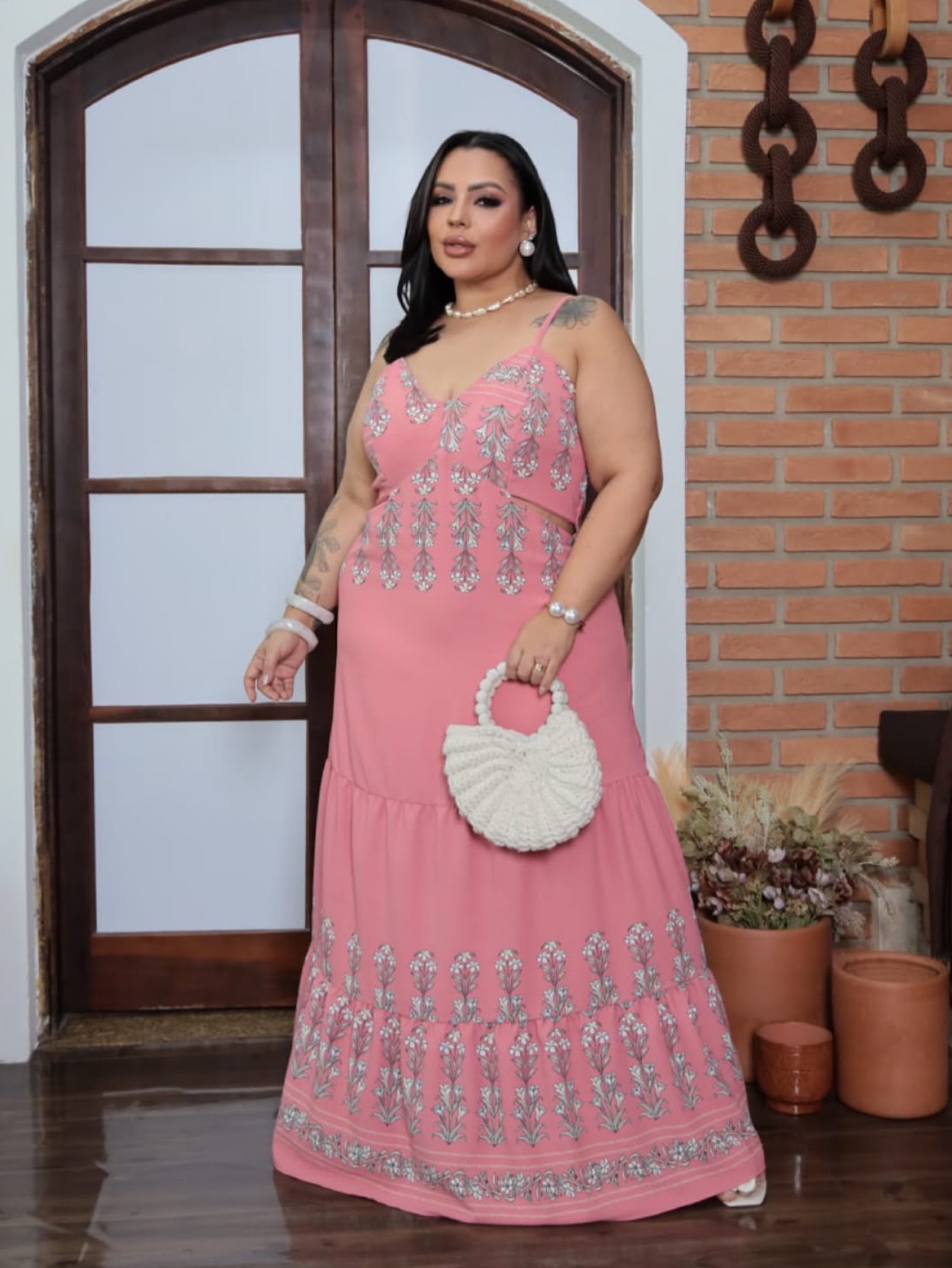 Vestido longo Maisa Plus Size