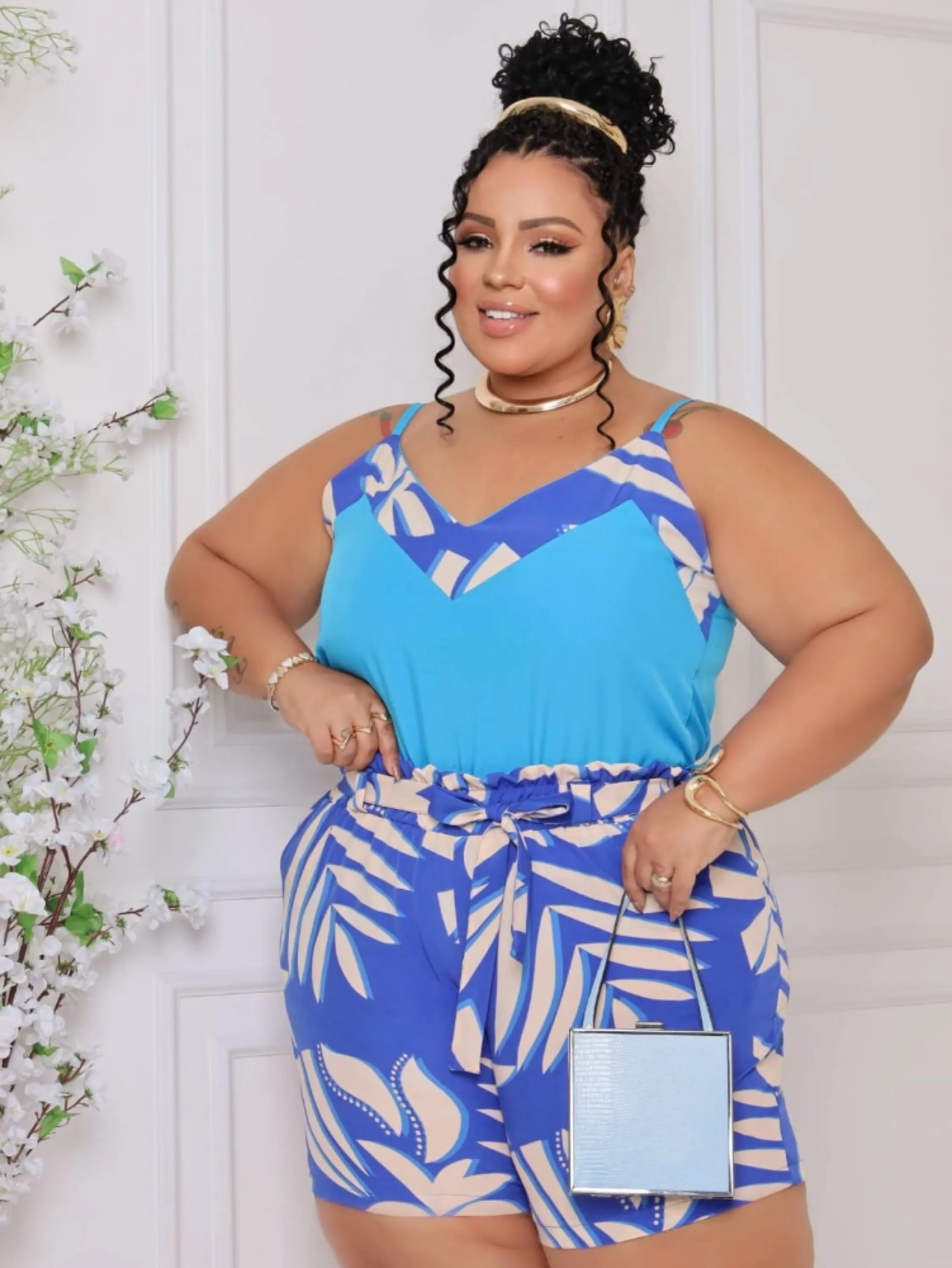 Conjunto regata Valentina Plus Size