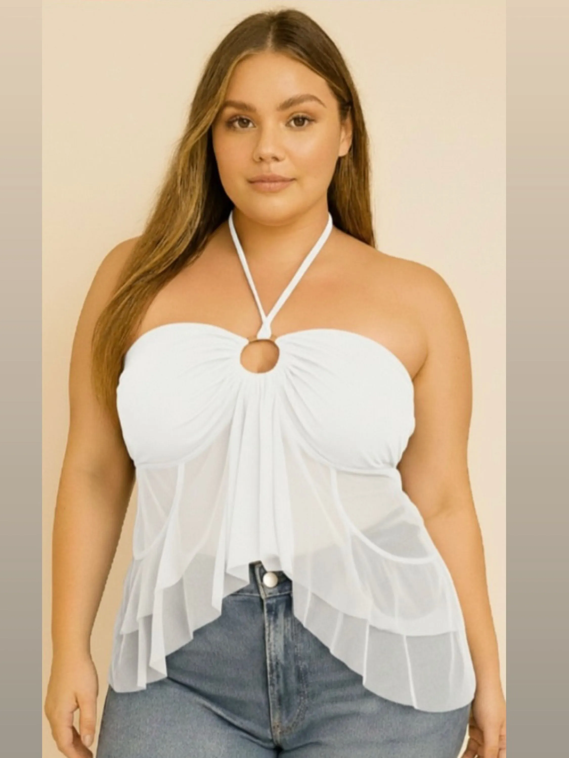 Bata argola Plus Size