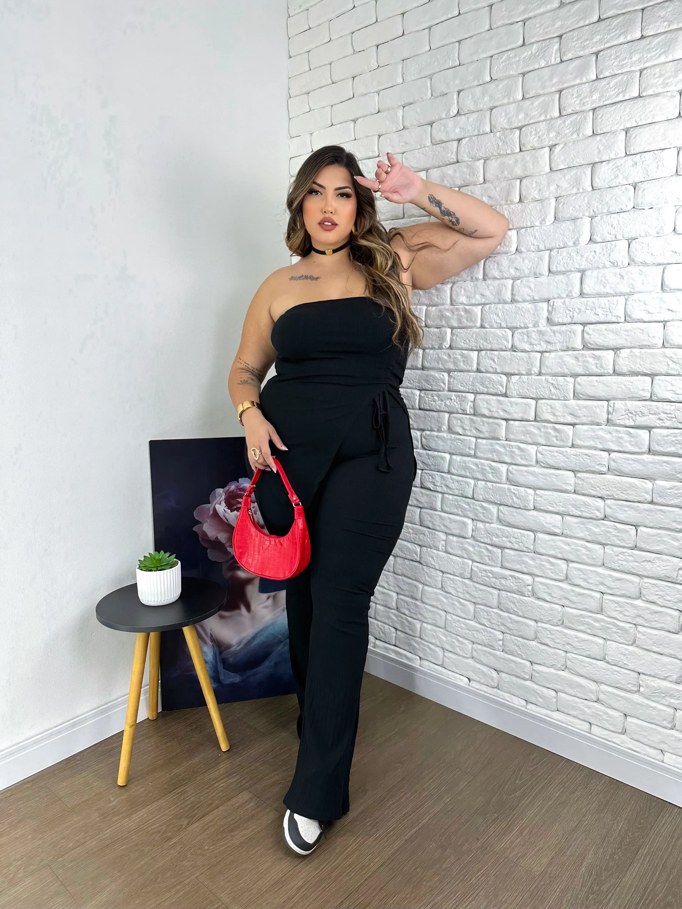 CONJUNTO TOMARÁ QUE CAÍA PLUS SIZE