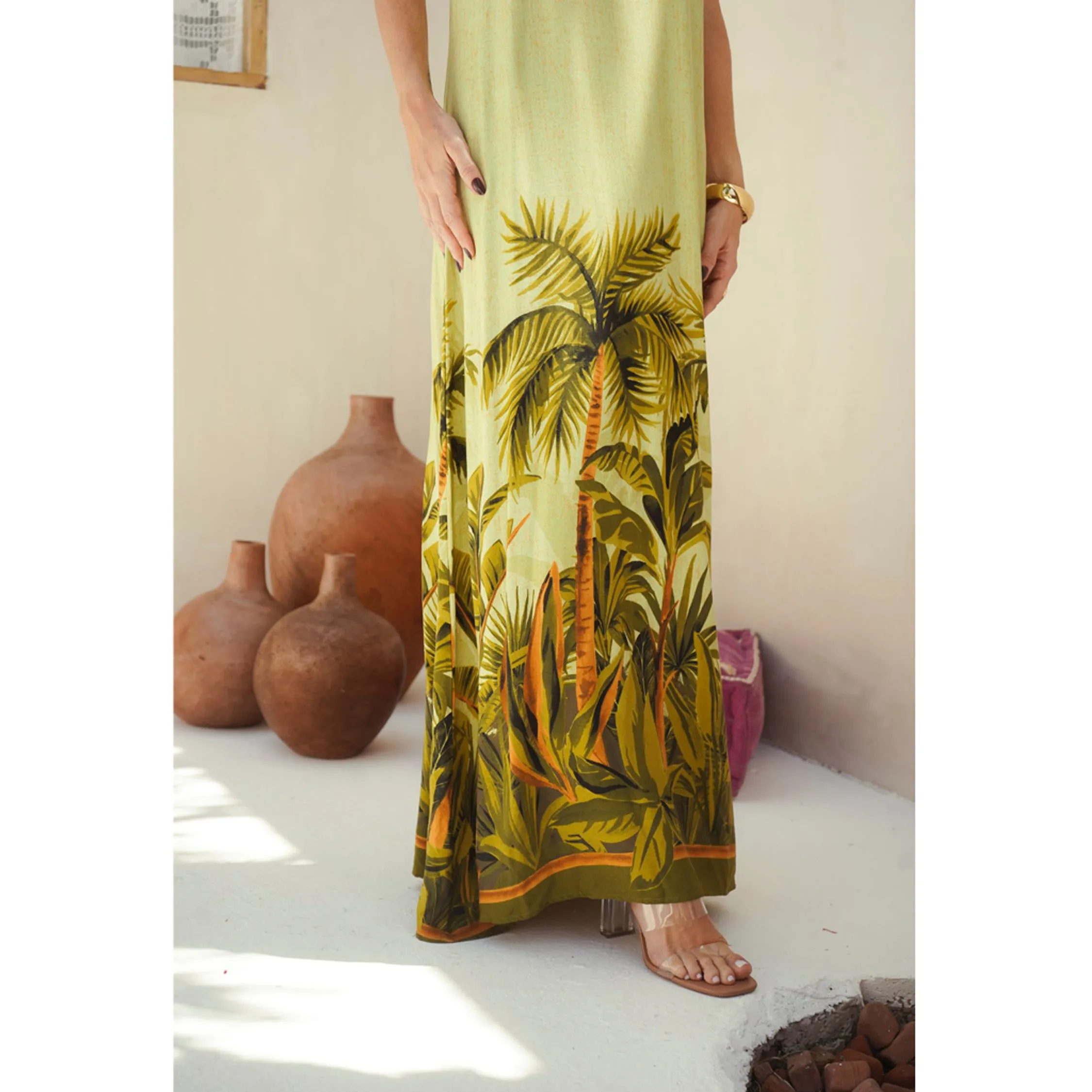 Vestido Alça Decote V Fabiola