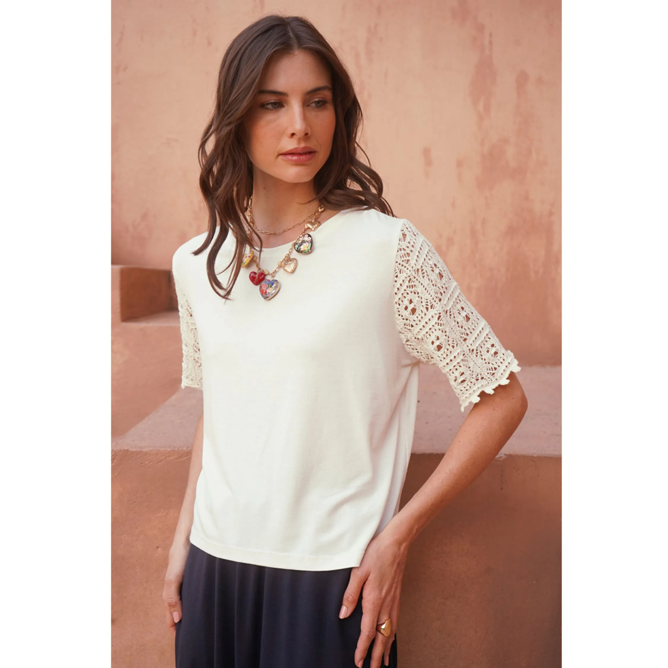 TShirt Manga Tricot Analice