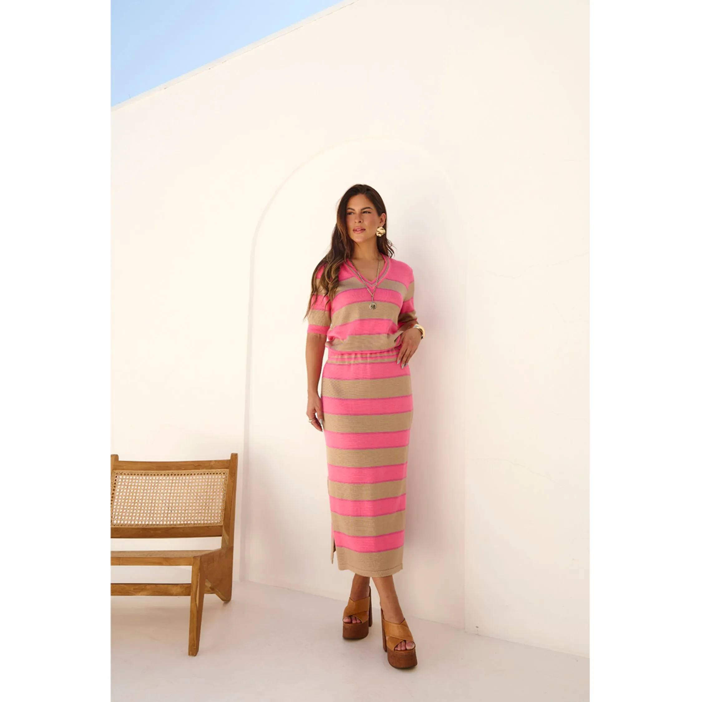 Conjunto Listras Ana Luiza