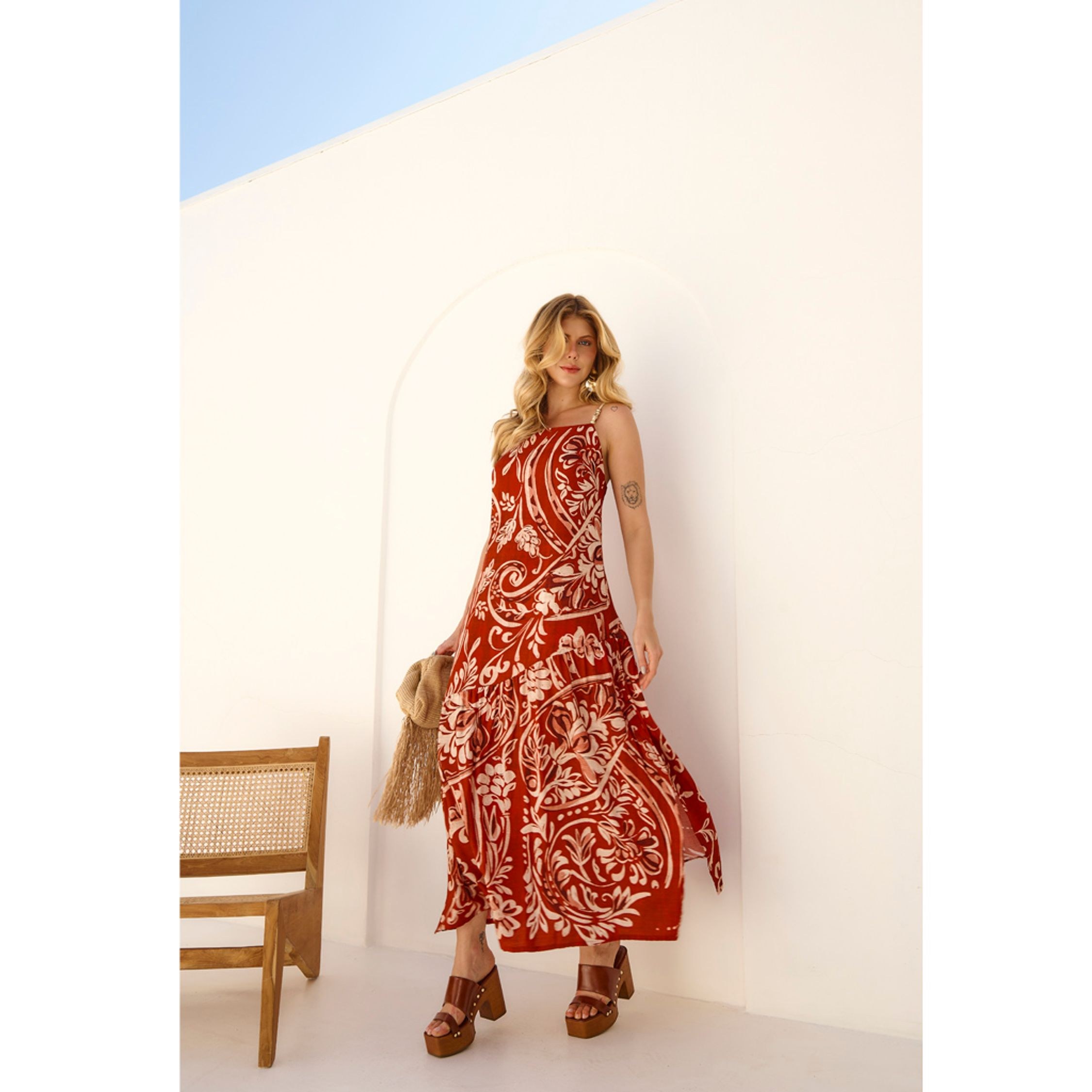 Vestido Estampado Fabiana