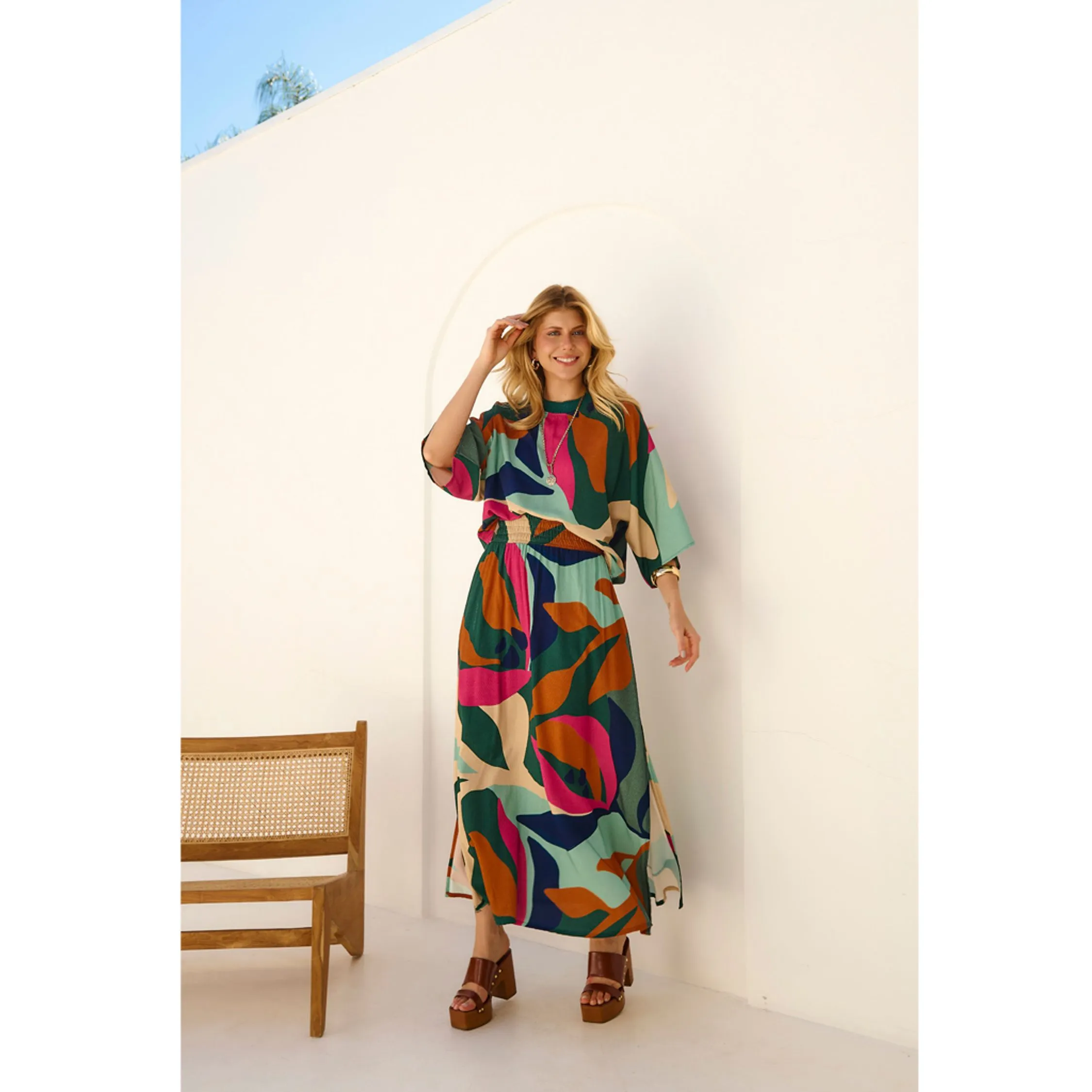Blusa Morcego Maria Luiza