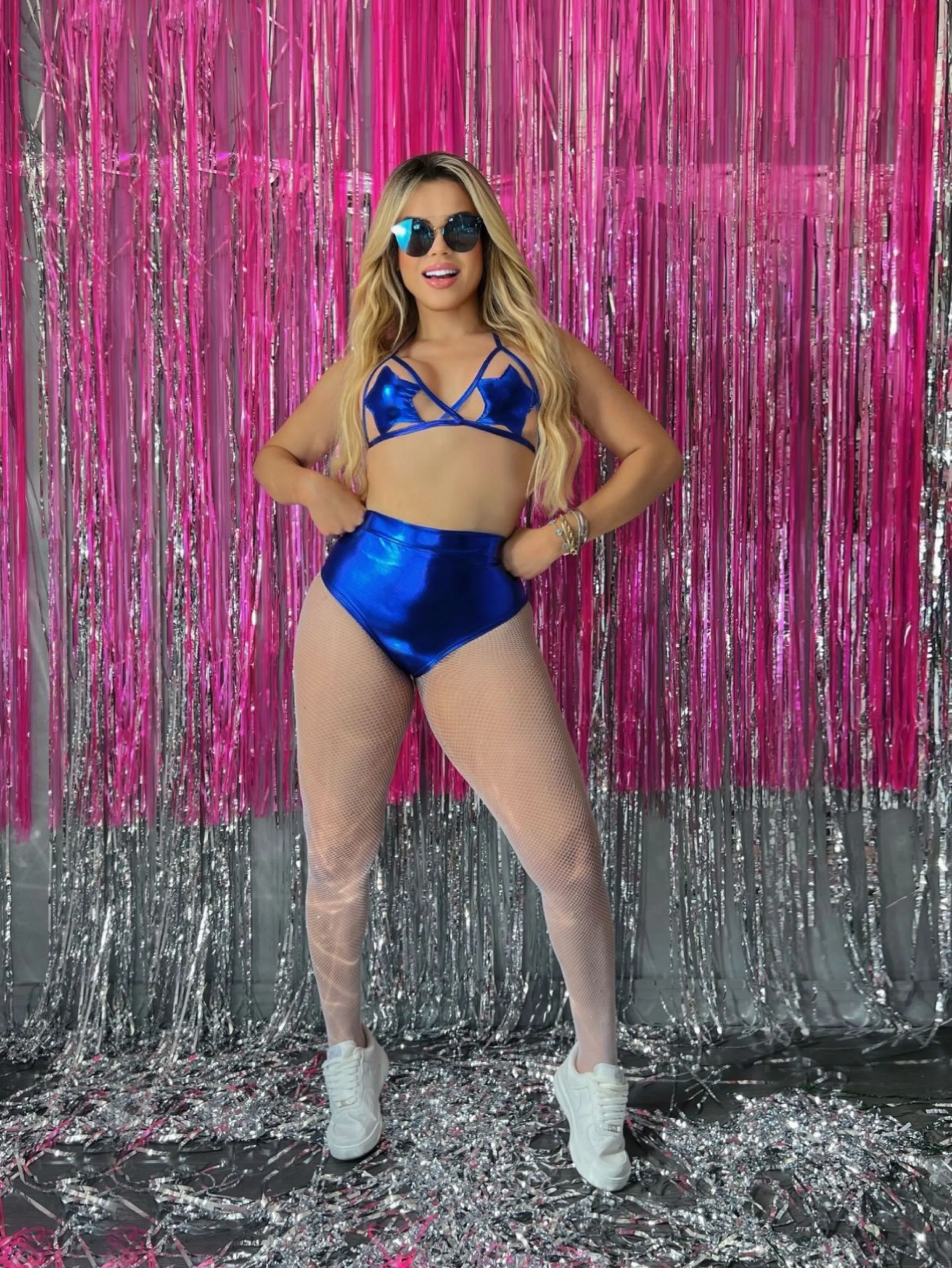 Conjunto Hot Pants Estrela Carnaval Doce Apimentada