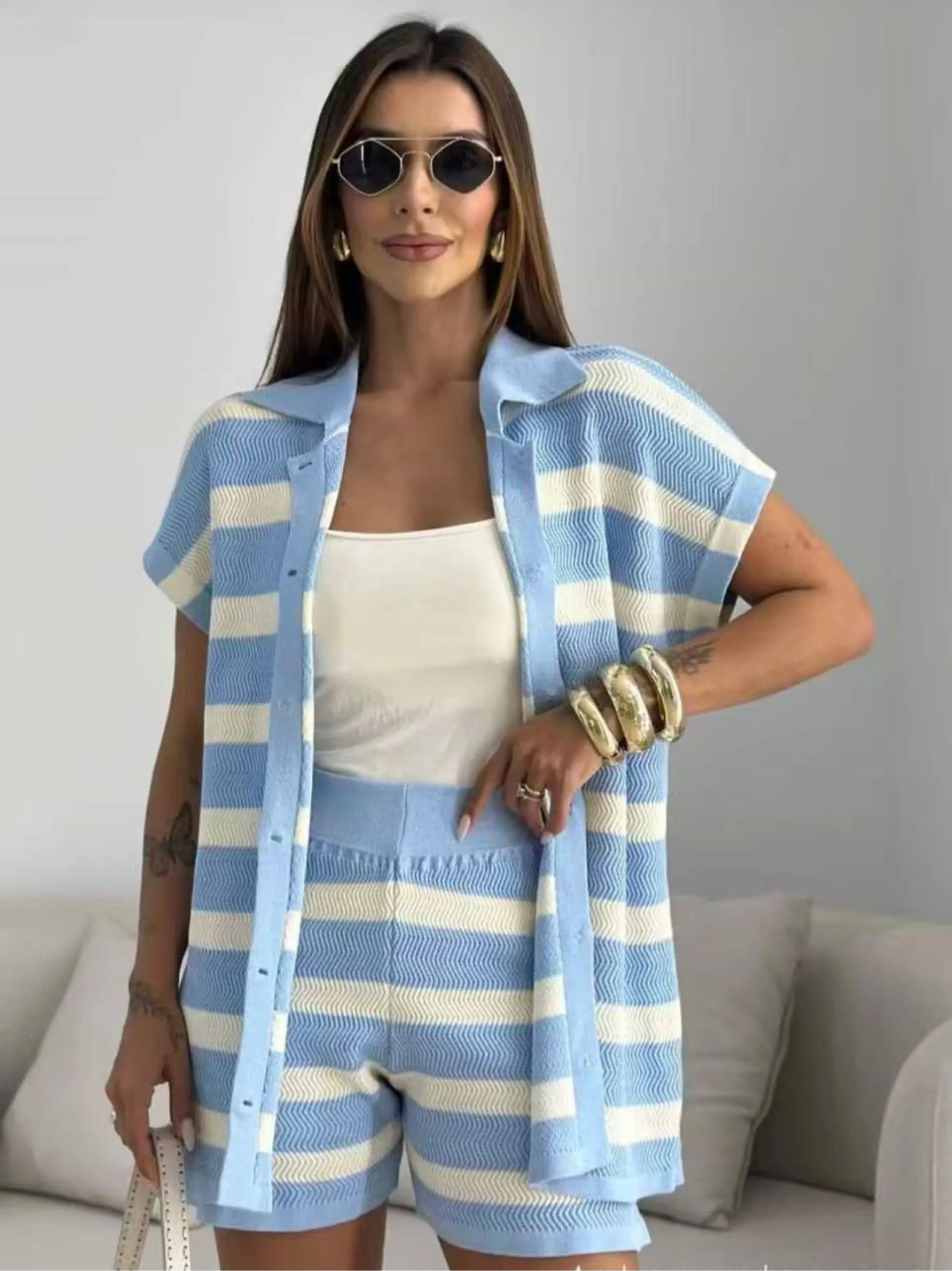 Conjunto listrado new
