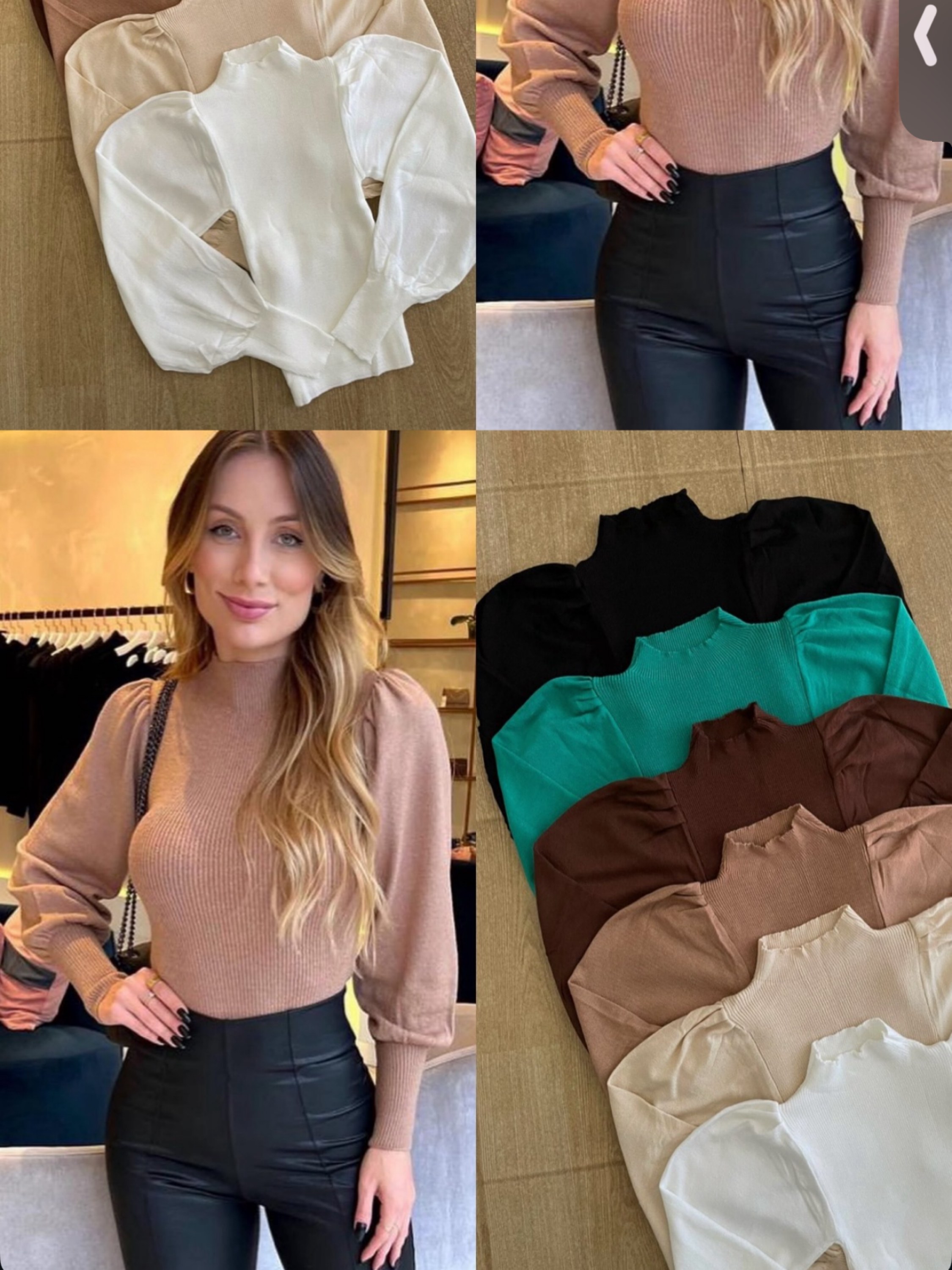 blusa modal
