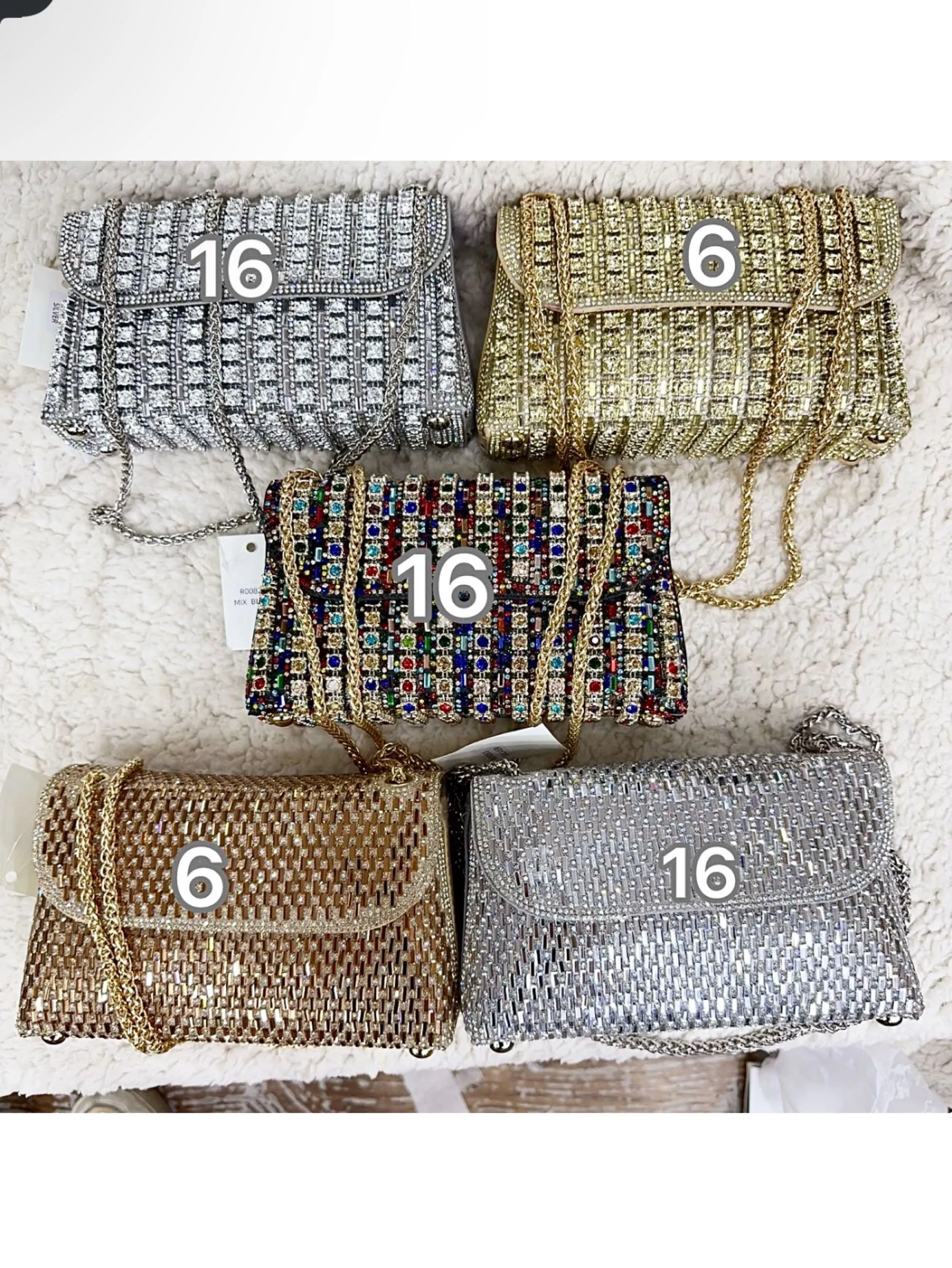 bolsa brilho R0082