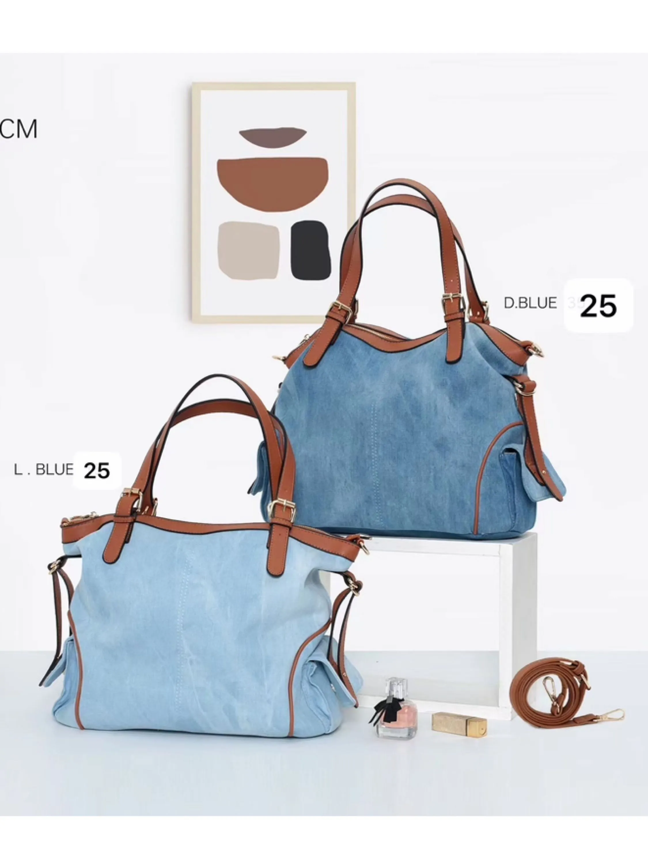 Bolsa jeans grande 06135