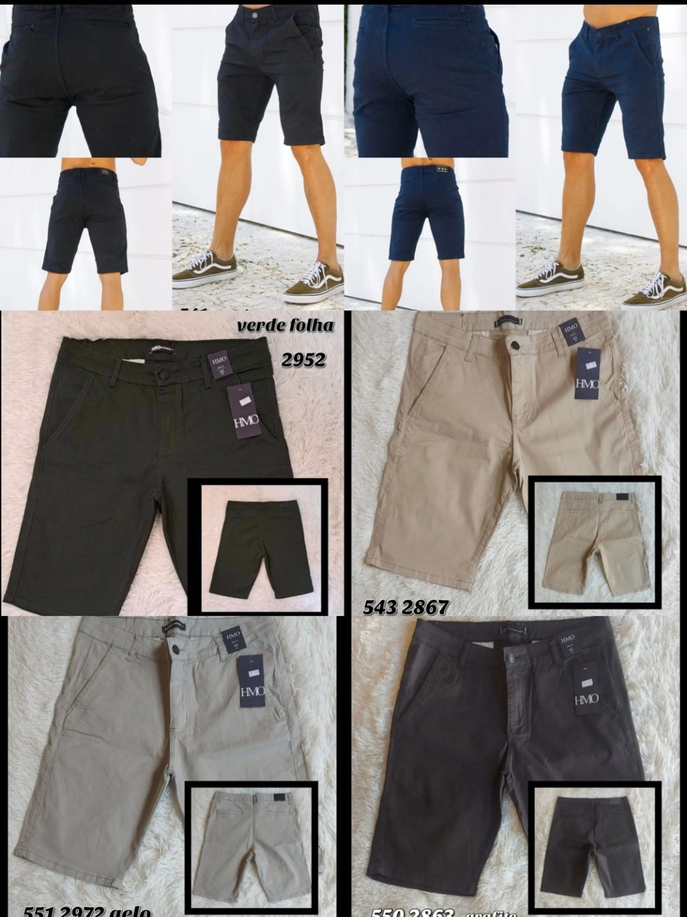 Bermuda  sarja masculina