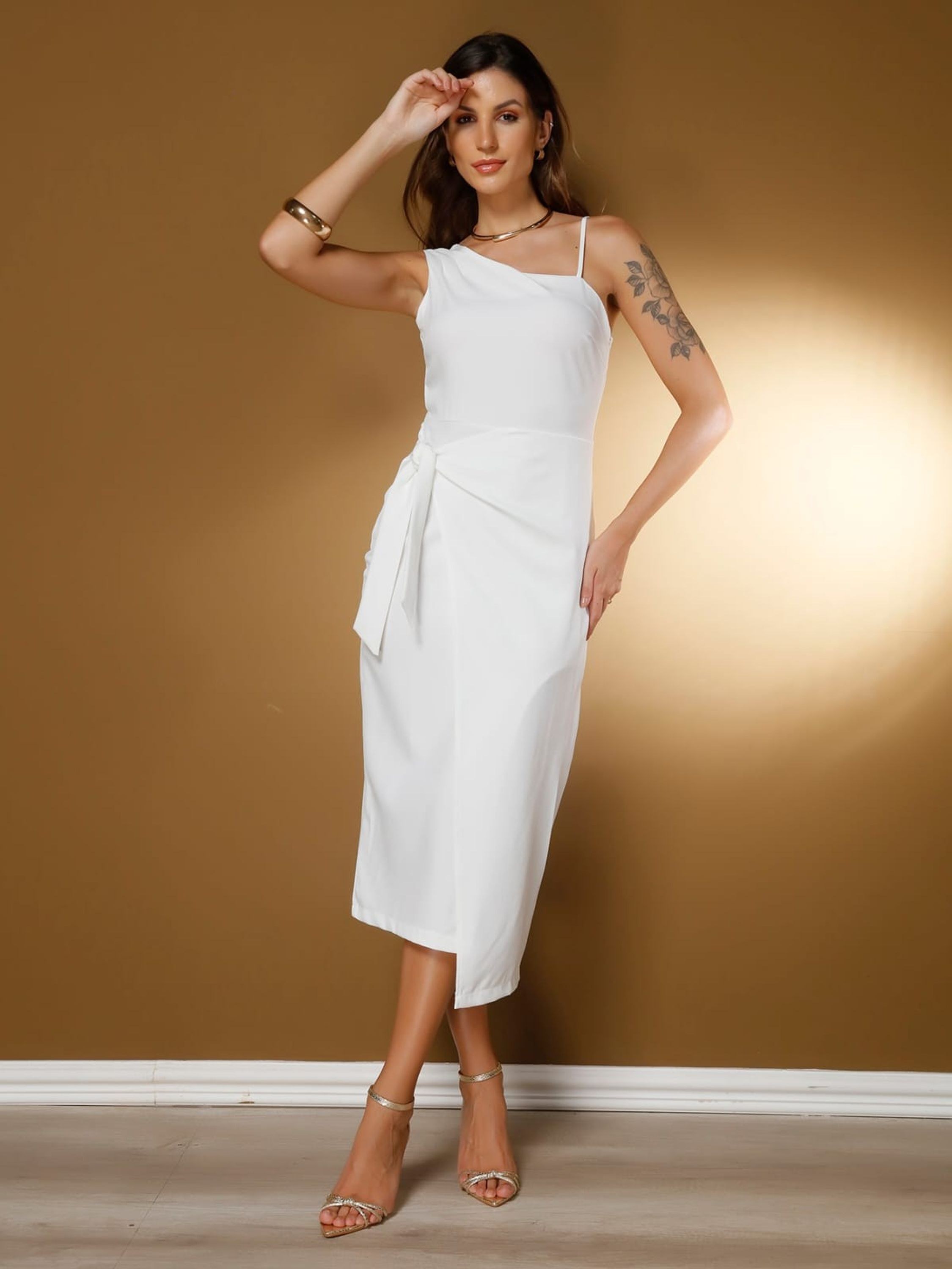 Vestido Midi Alfaiataria 559#