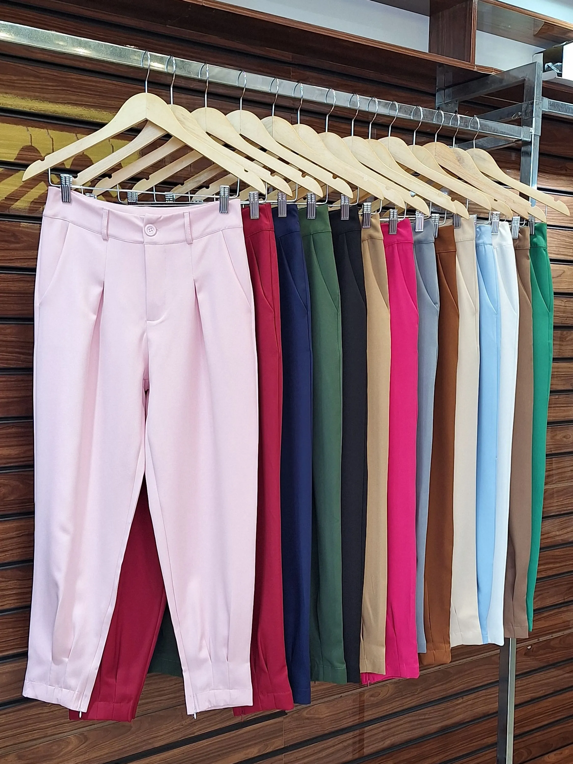 Calça  cenoura AF 01# c/cinto