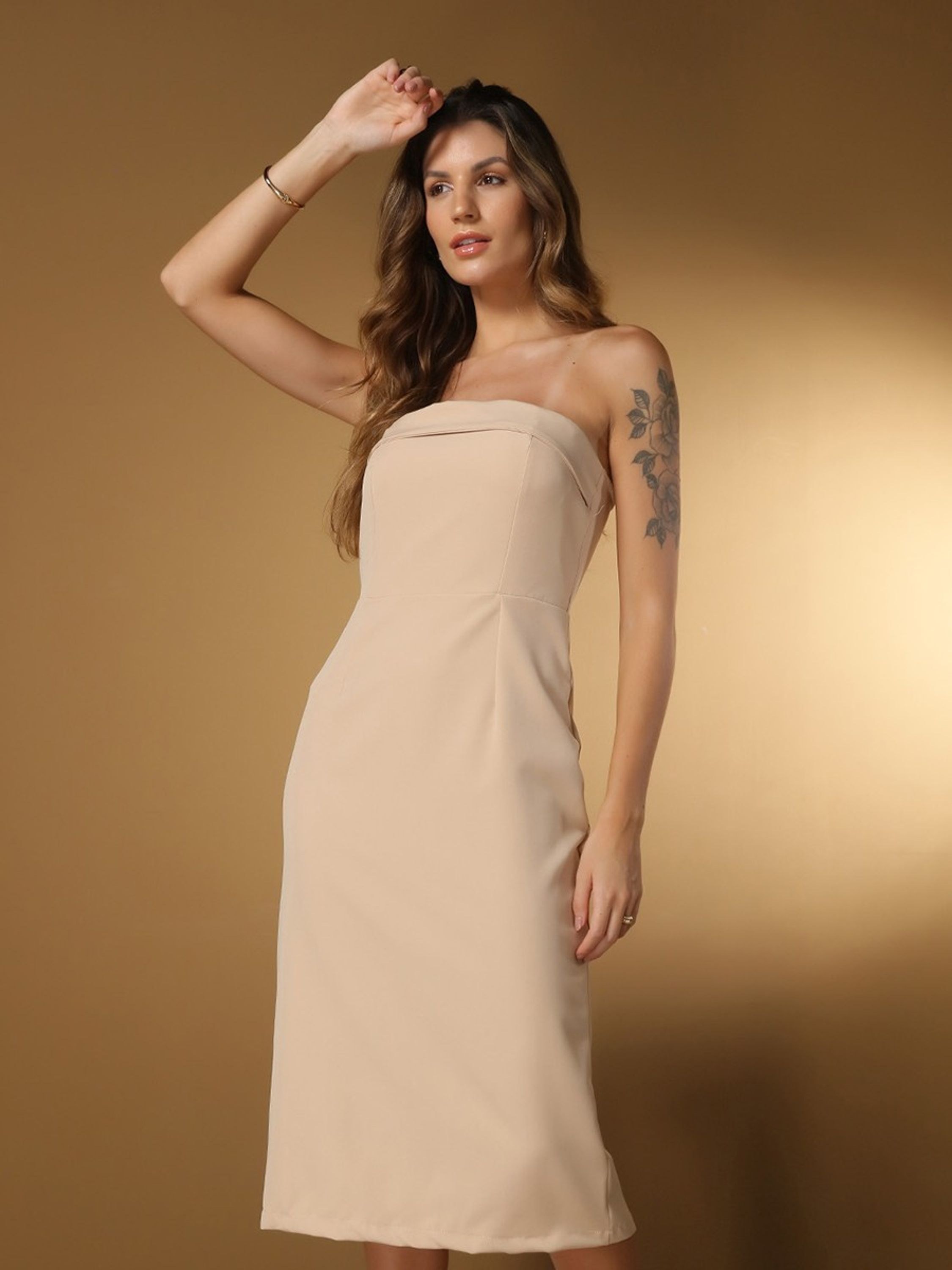 Vestido tomara que caia Af 533#