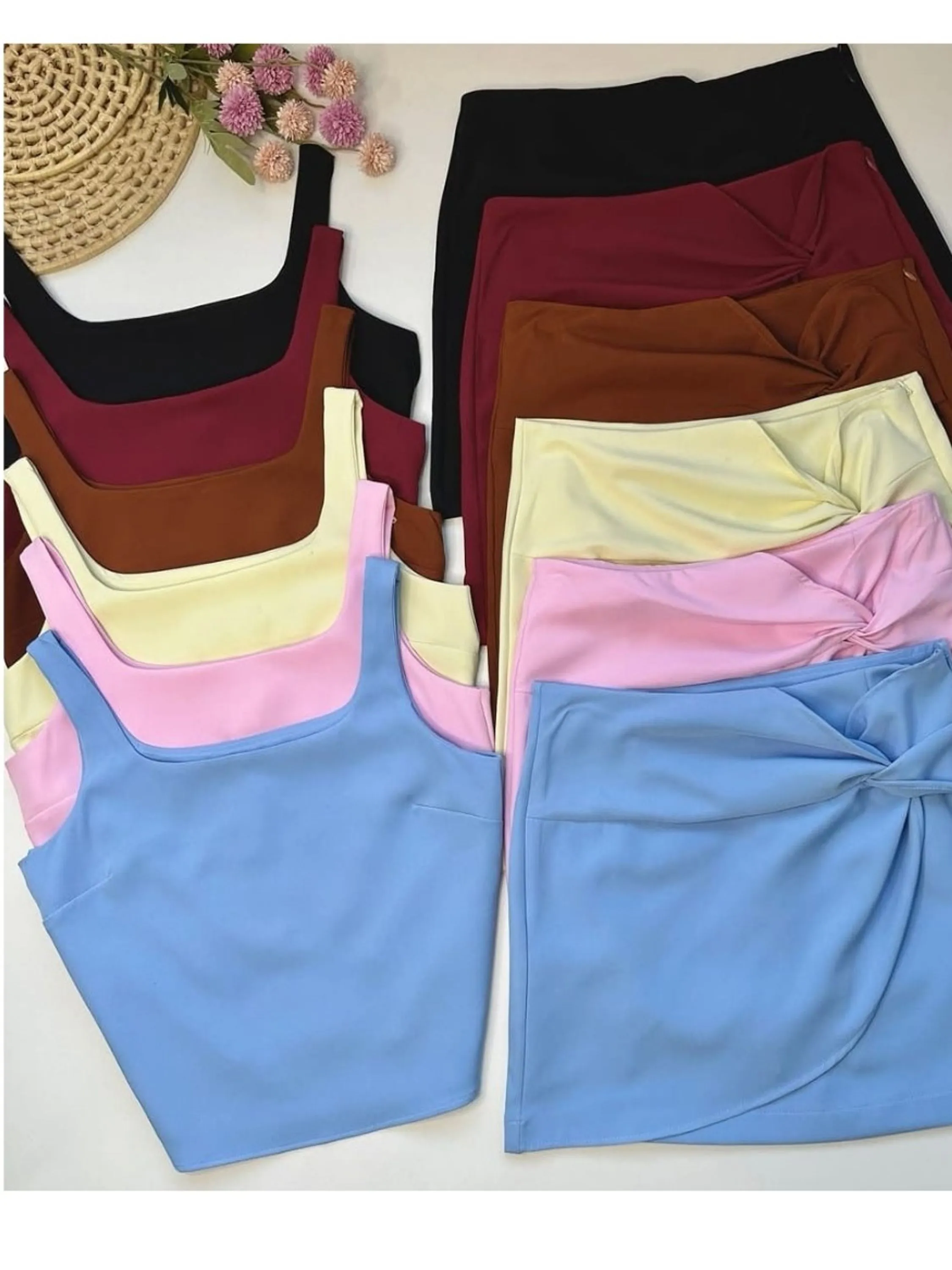 Conjunto  de saia Alfaiataria  608#
