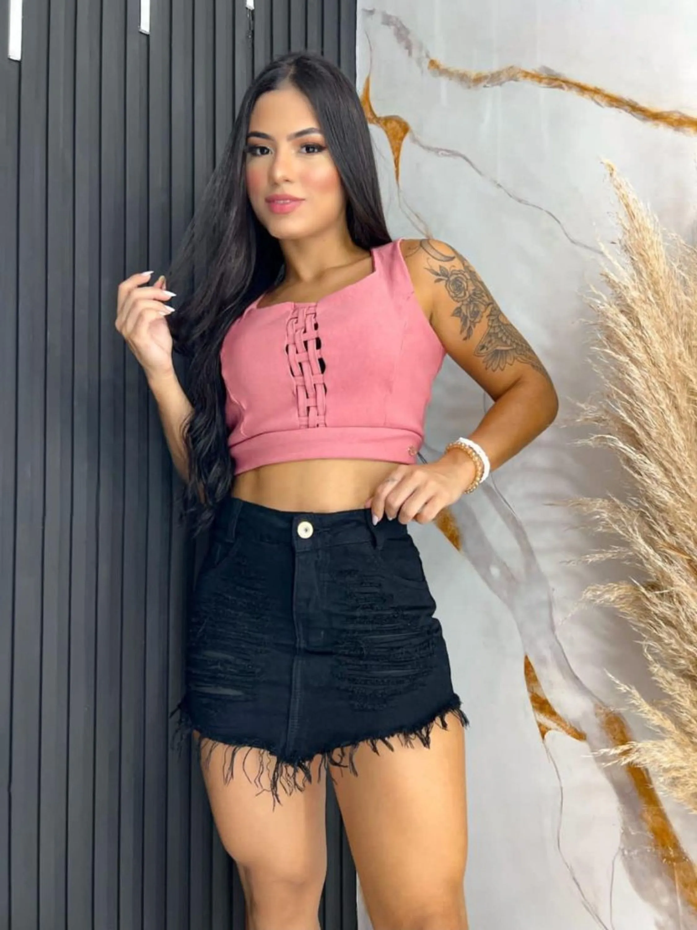 Saía jeans