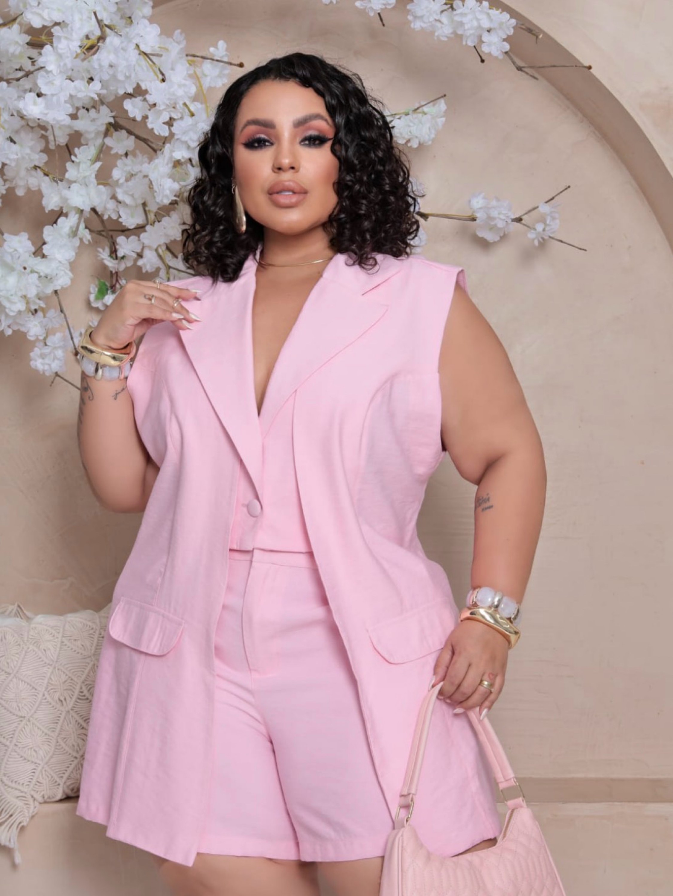 Conjunto Sabrina linda plus size