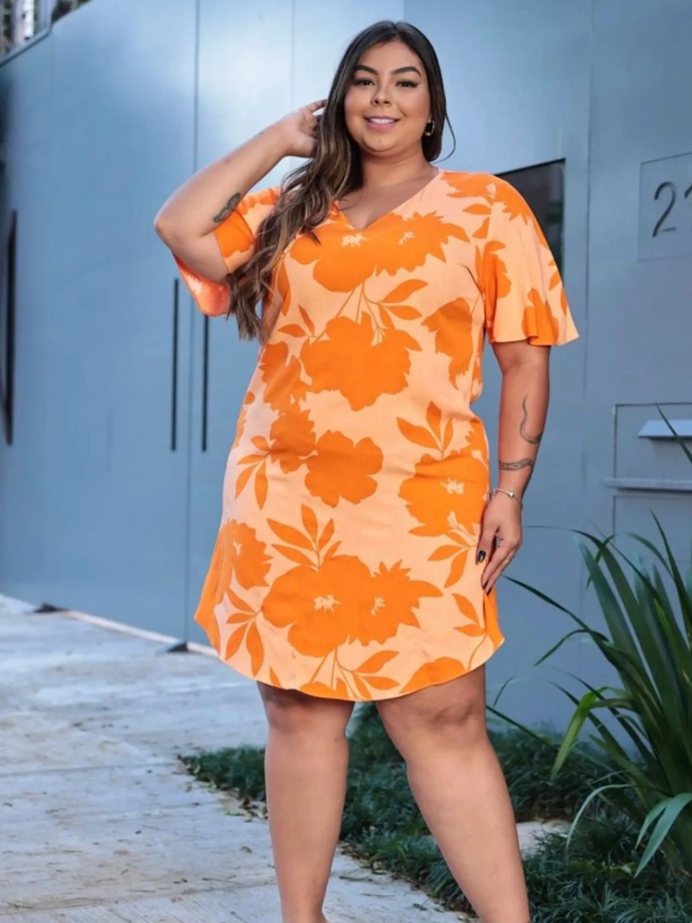 Vestido Paula plus size h