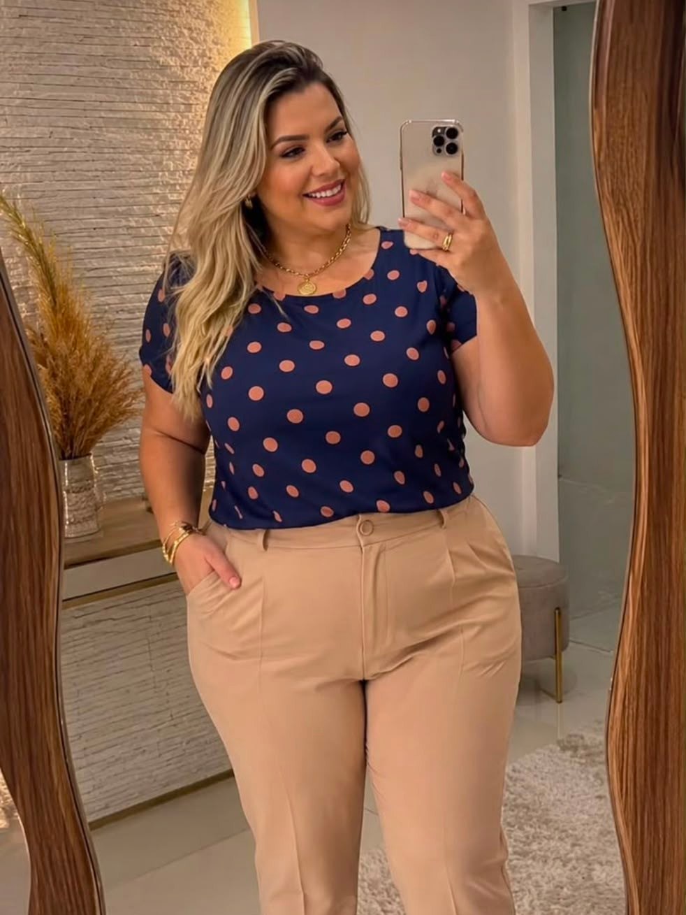 Blusa Poá plus size