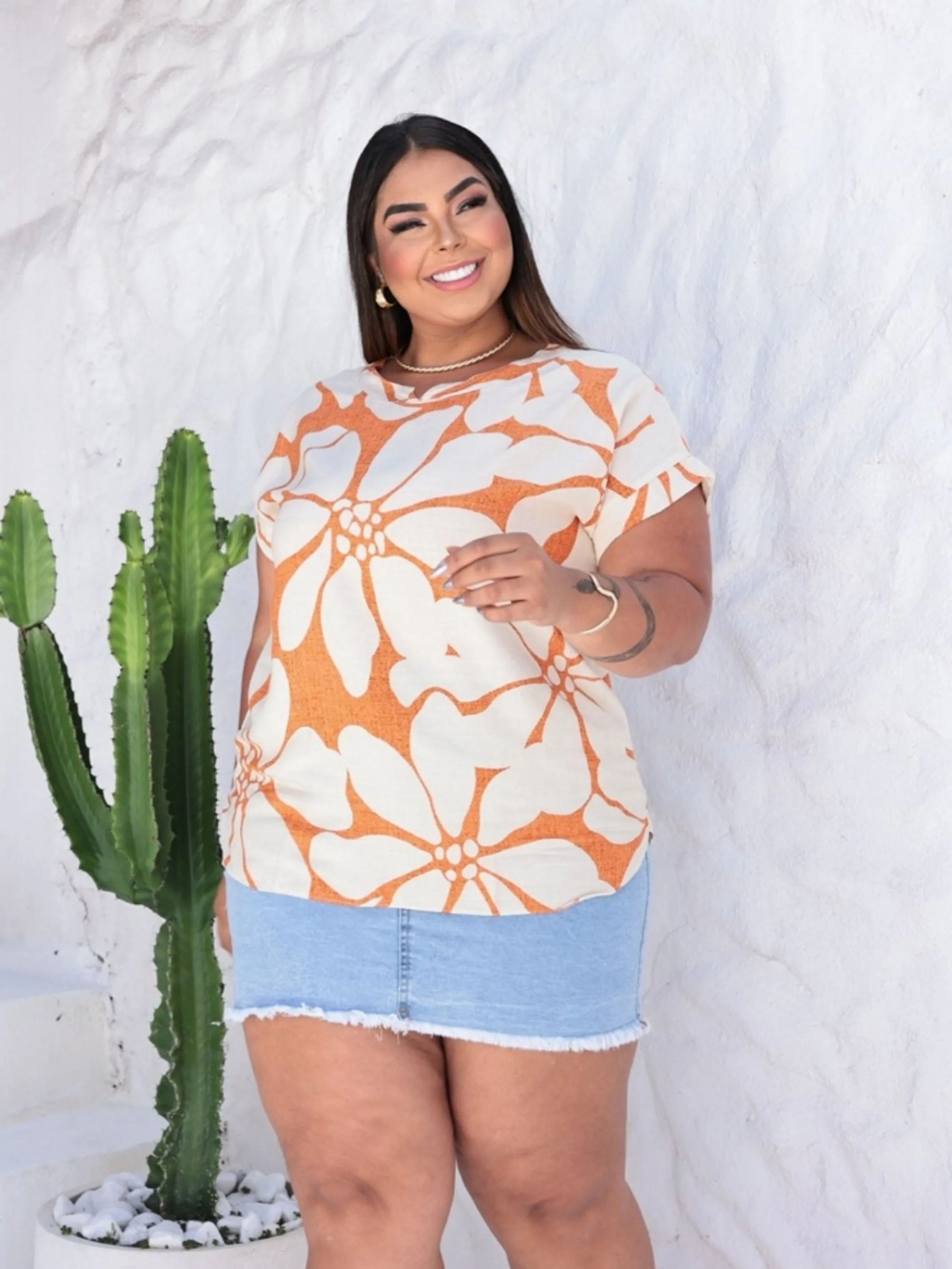 Blusa Rafaela plus size h