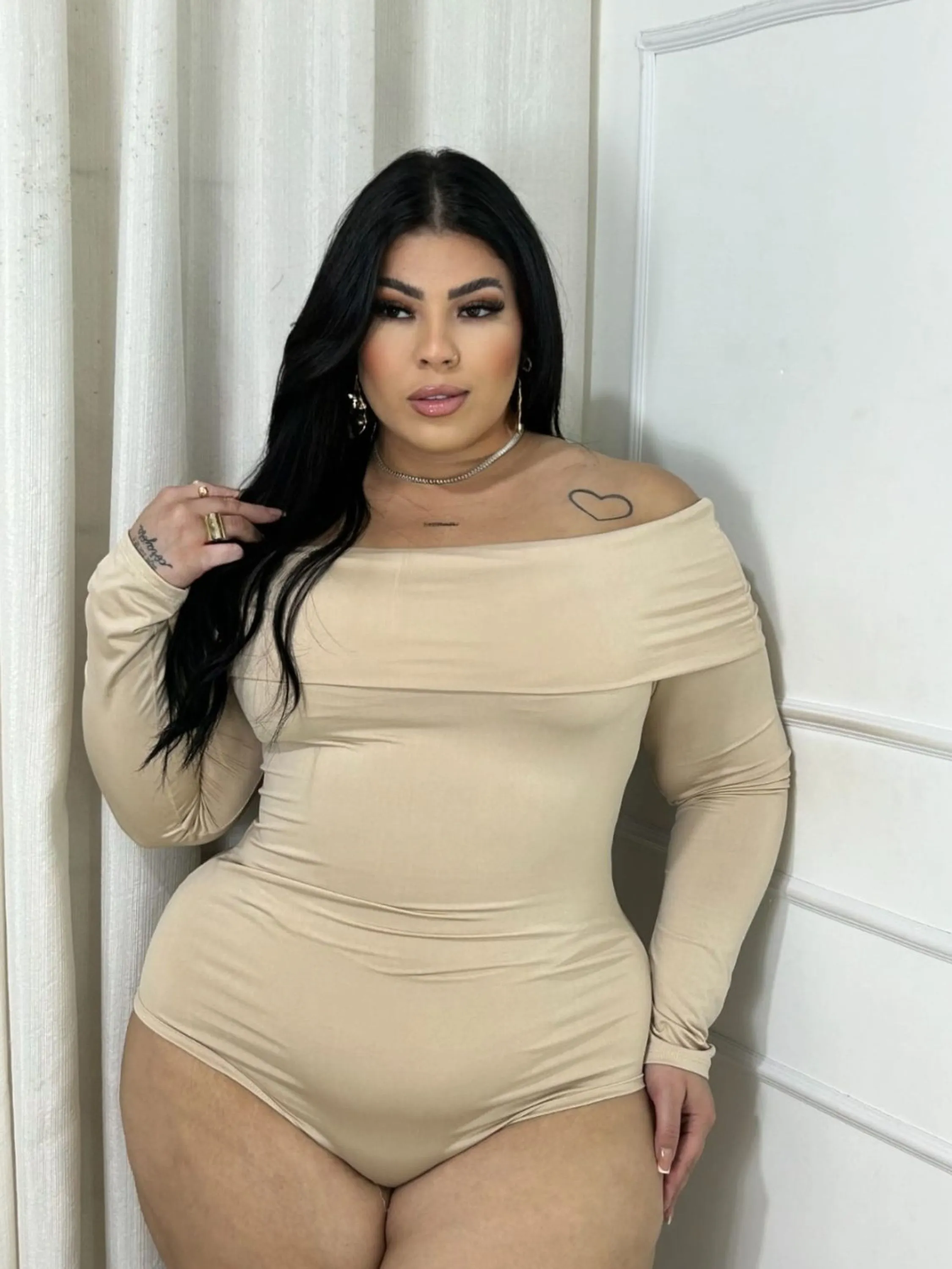 Body ciganinha plus size MS