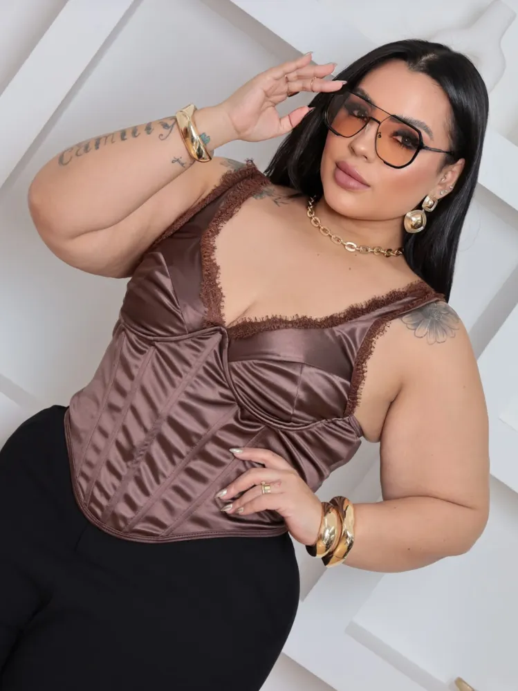 Corset Madonna plus size feminino r