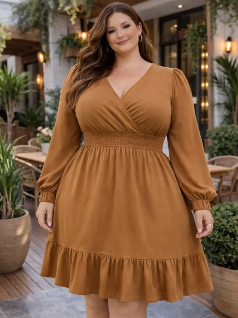 Vestido Mylena plus size LU
