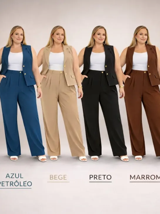 Conjunto Samick plus size Dh