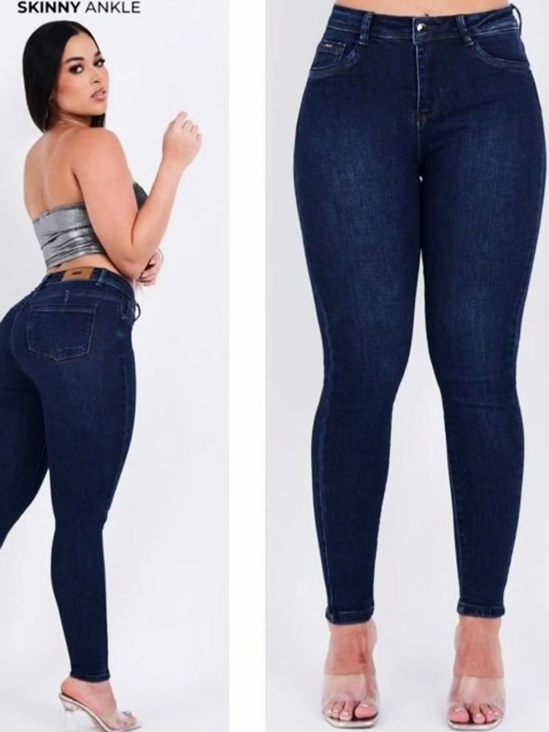 Calça jeans skinny feminina