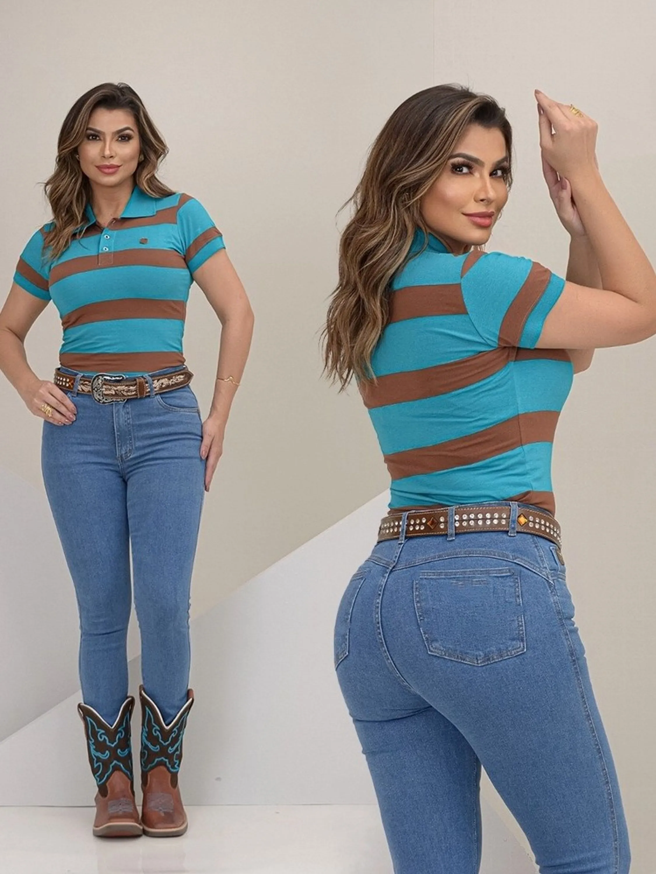 Calça jeans skinny feminina