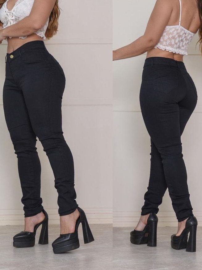 Calça jeans skinny feminina