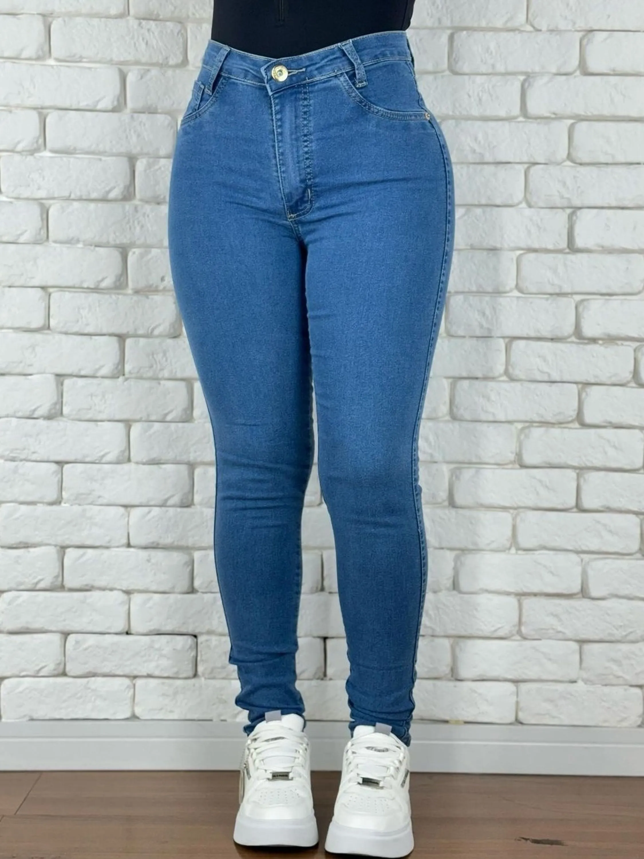 Calça  jeans skinny feminina