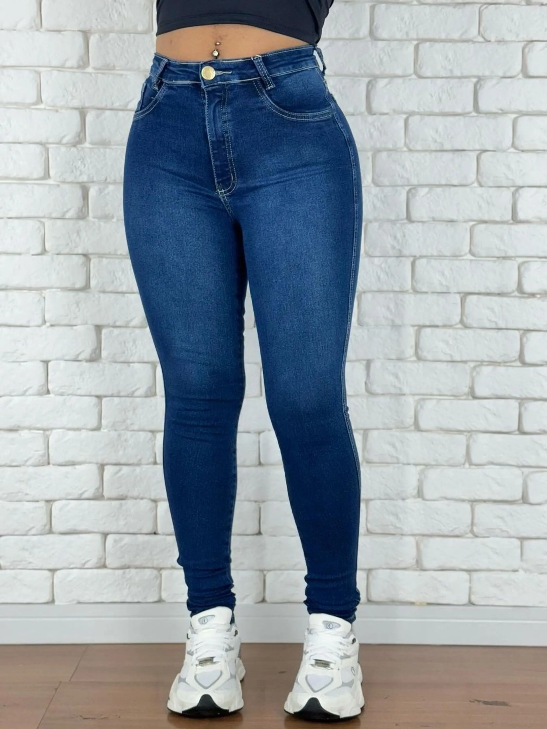 Calça jeans skinny feminina