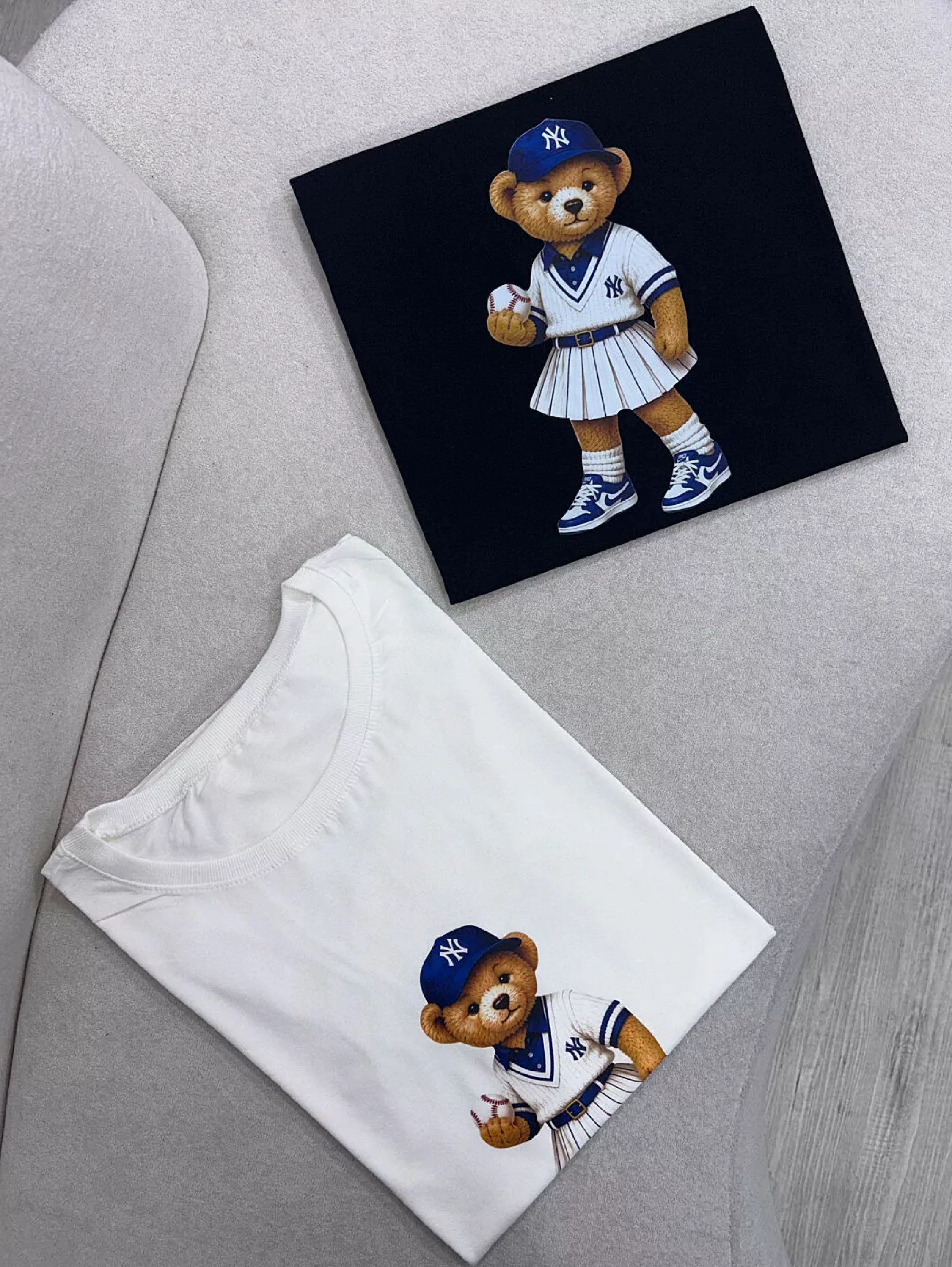 T-shirt 100 % algodão urso