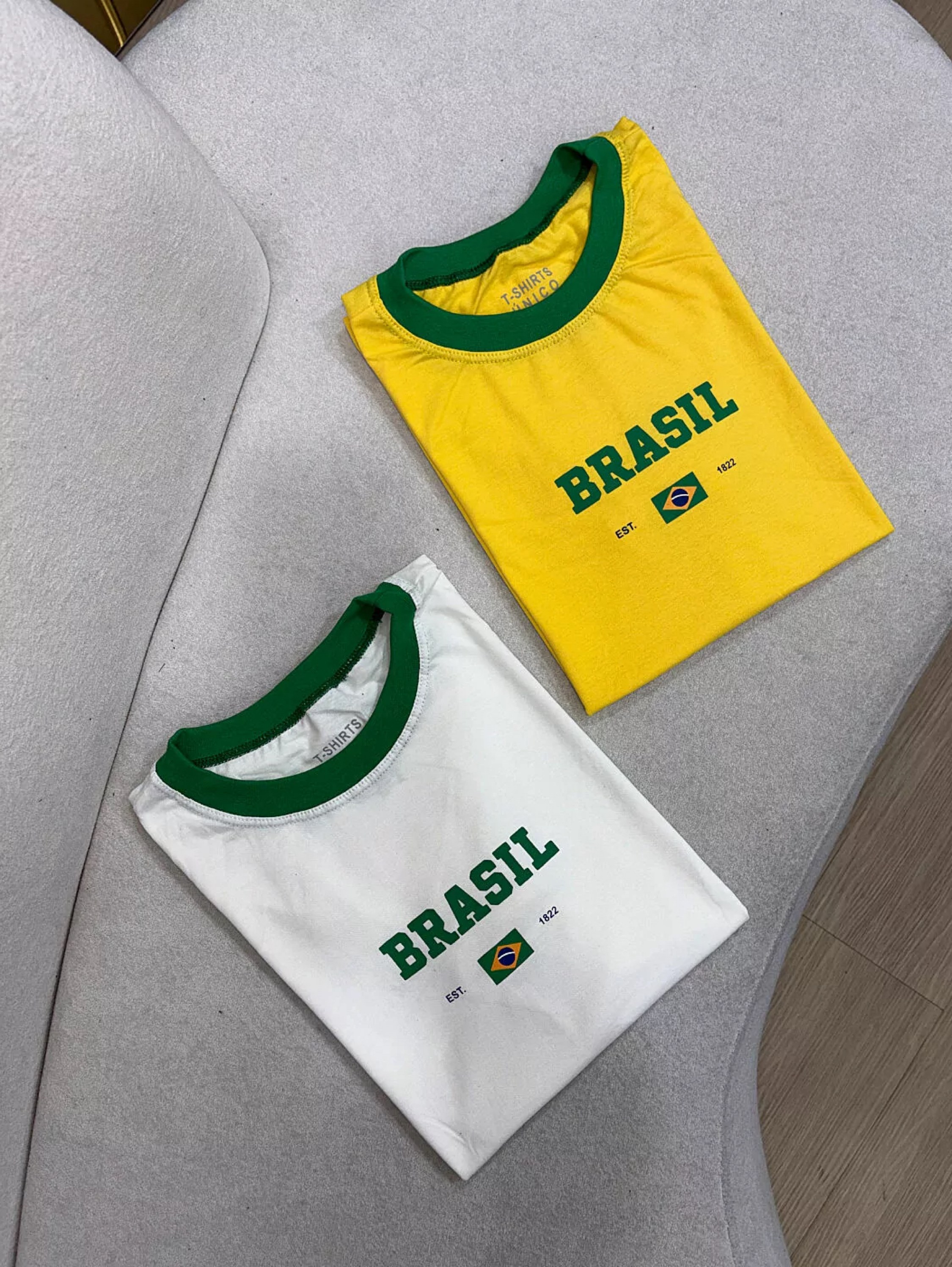 T-shirt Brasil 100% Algodão