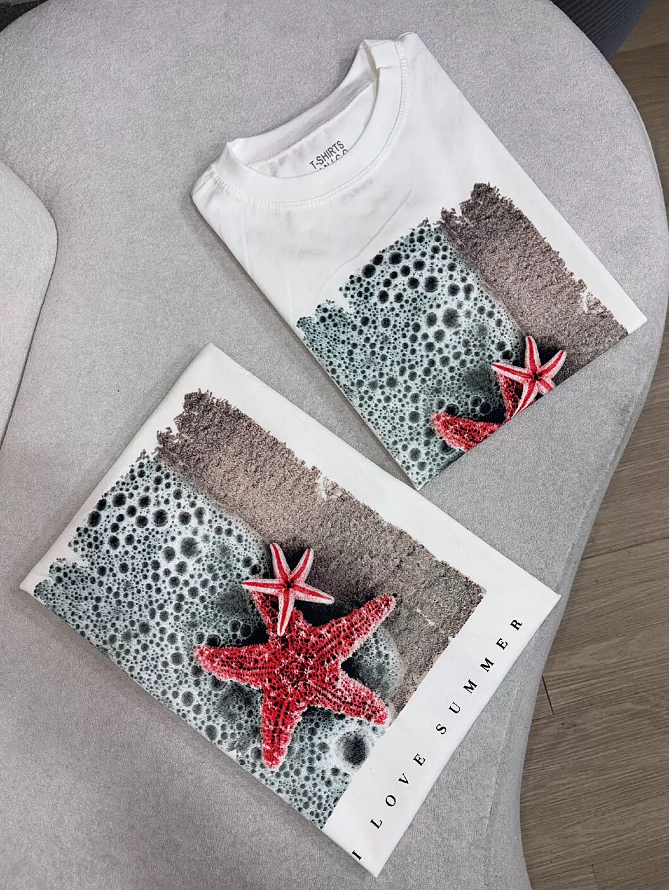 T-shirt Estrelas 100% Algodão veste até G