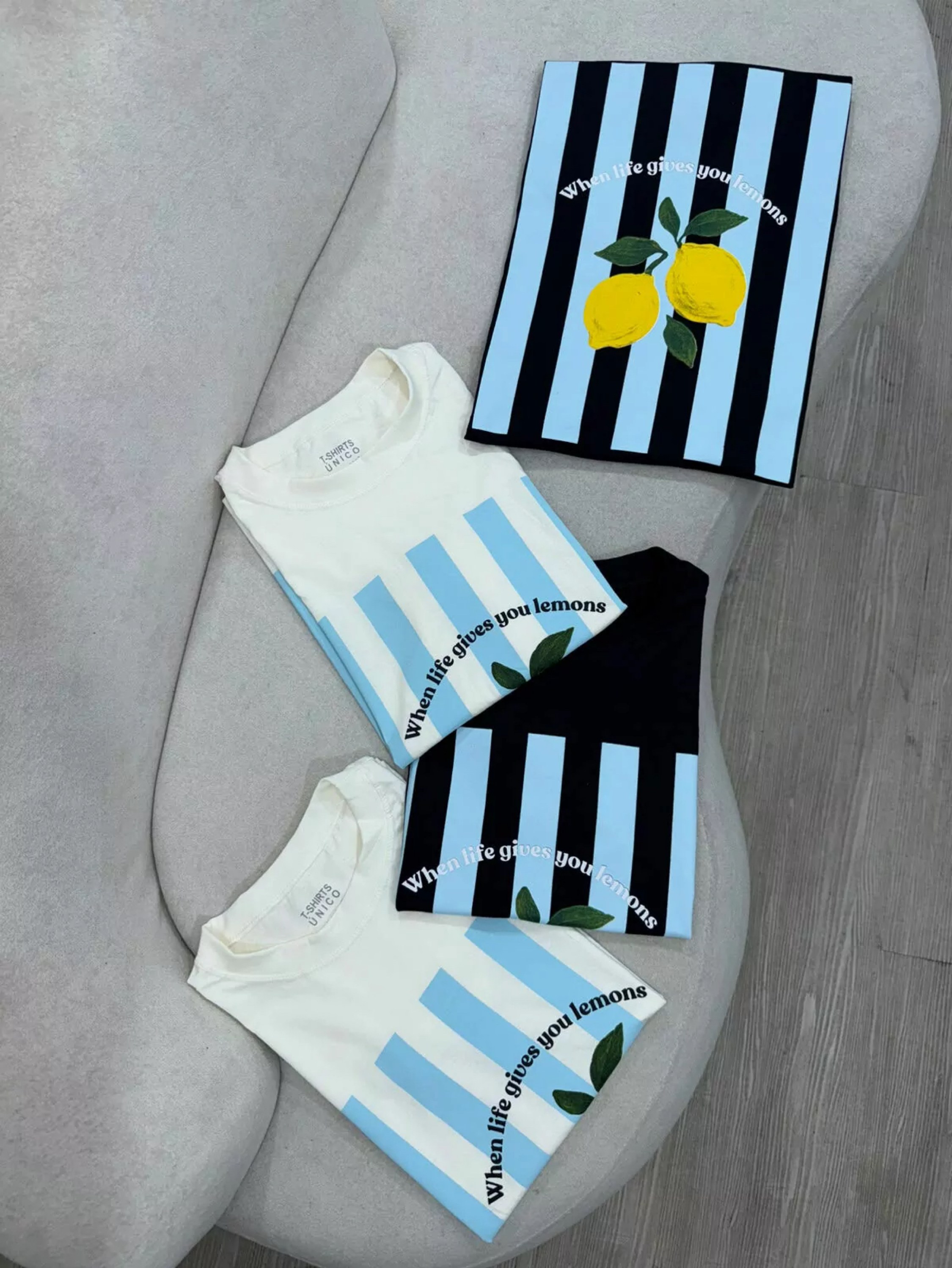 Tshirt limão 100% algodão