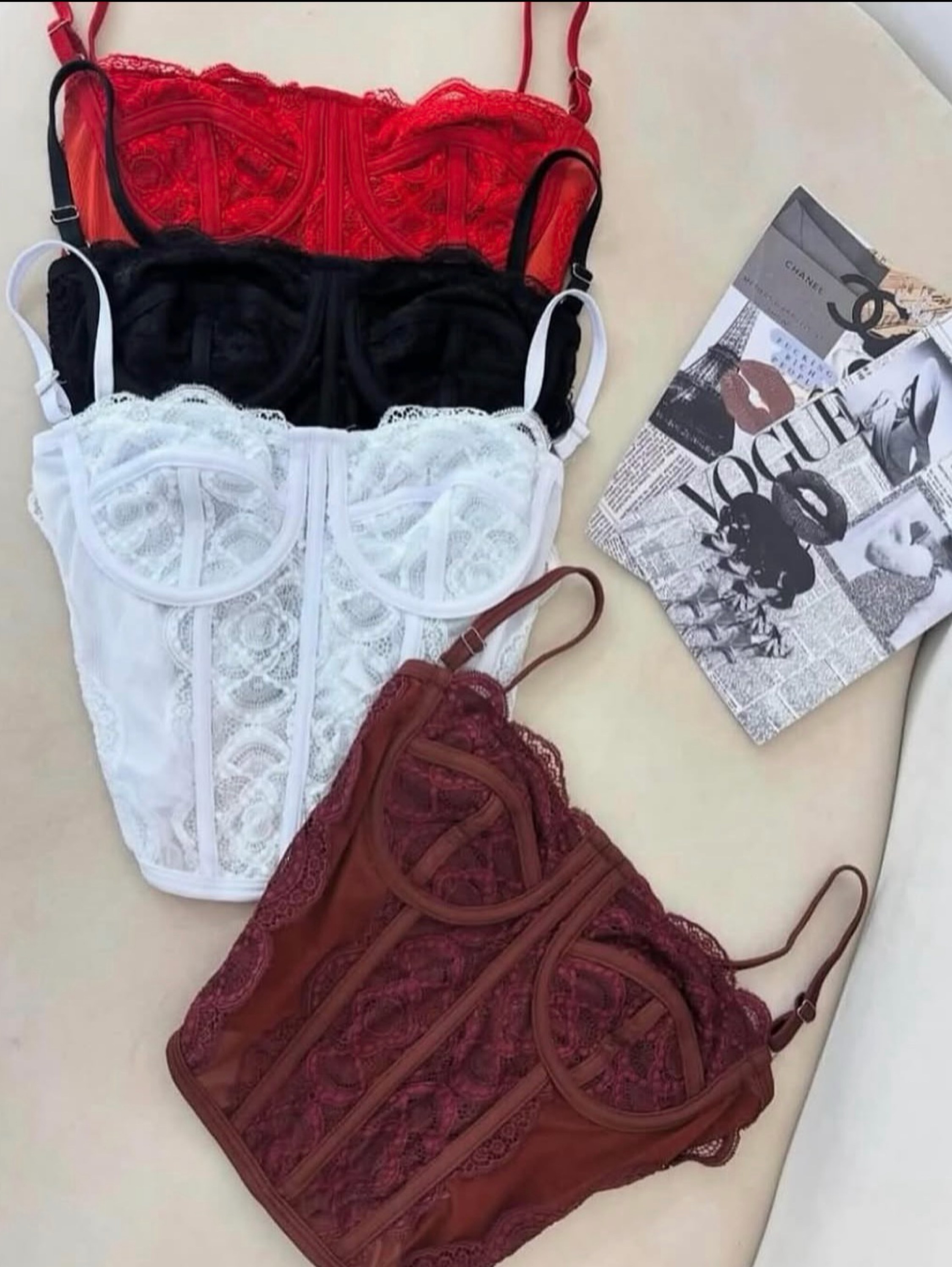 Corselet rendado Cinderela ato de sustentação