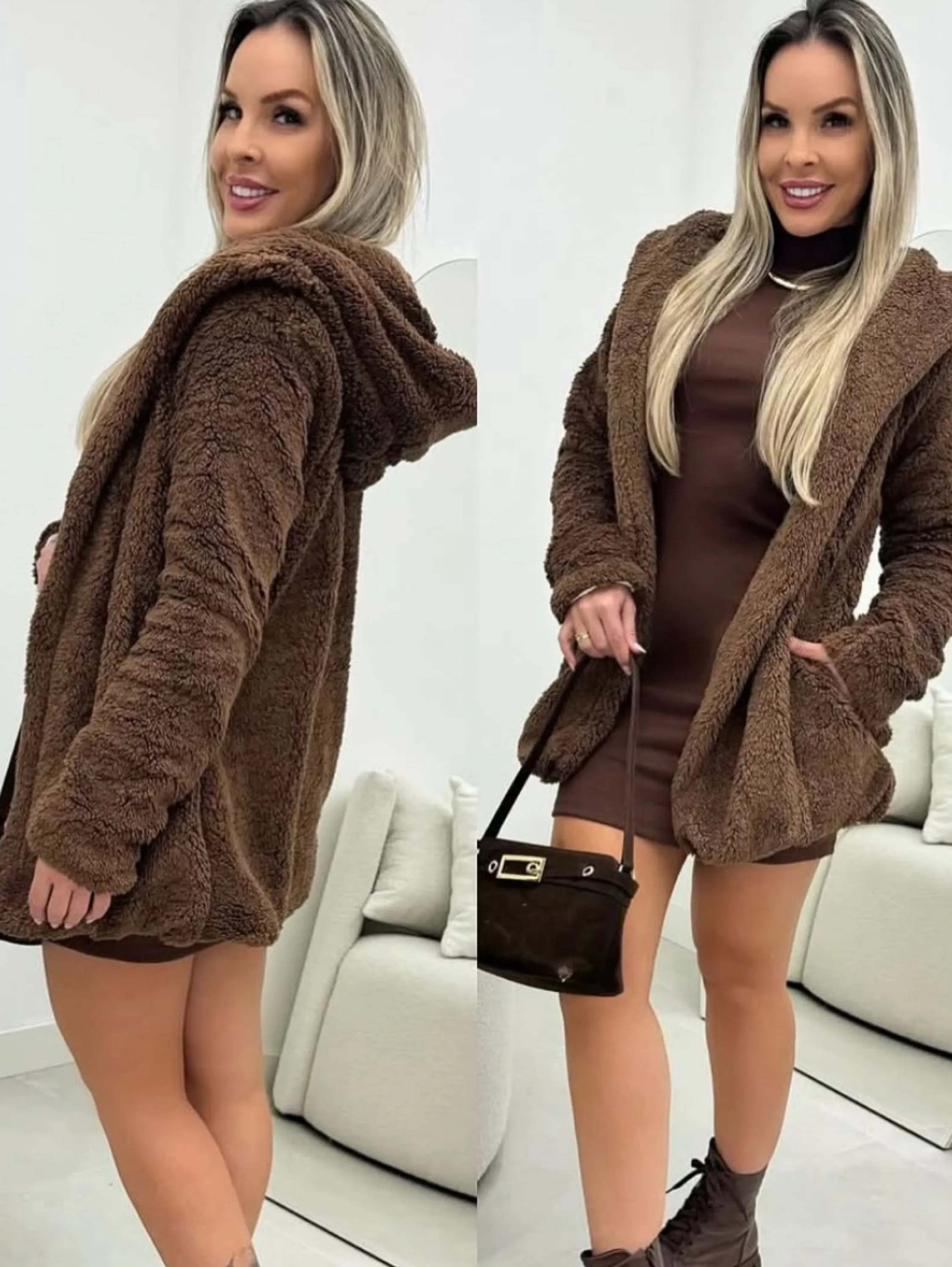 Casaco teddy Pacote 10 und