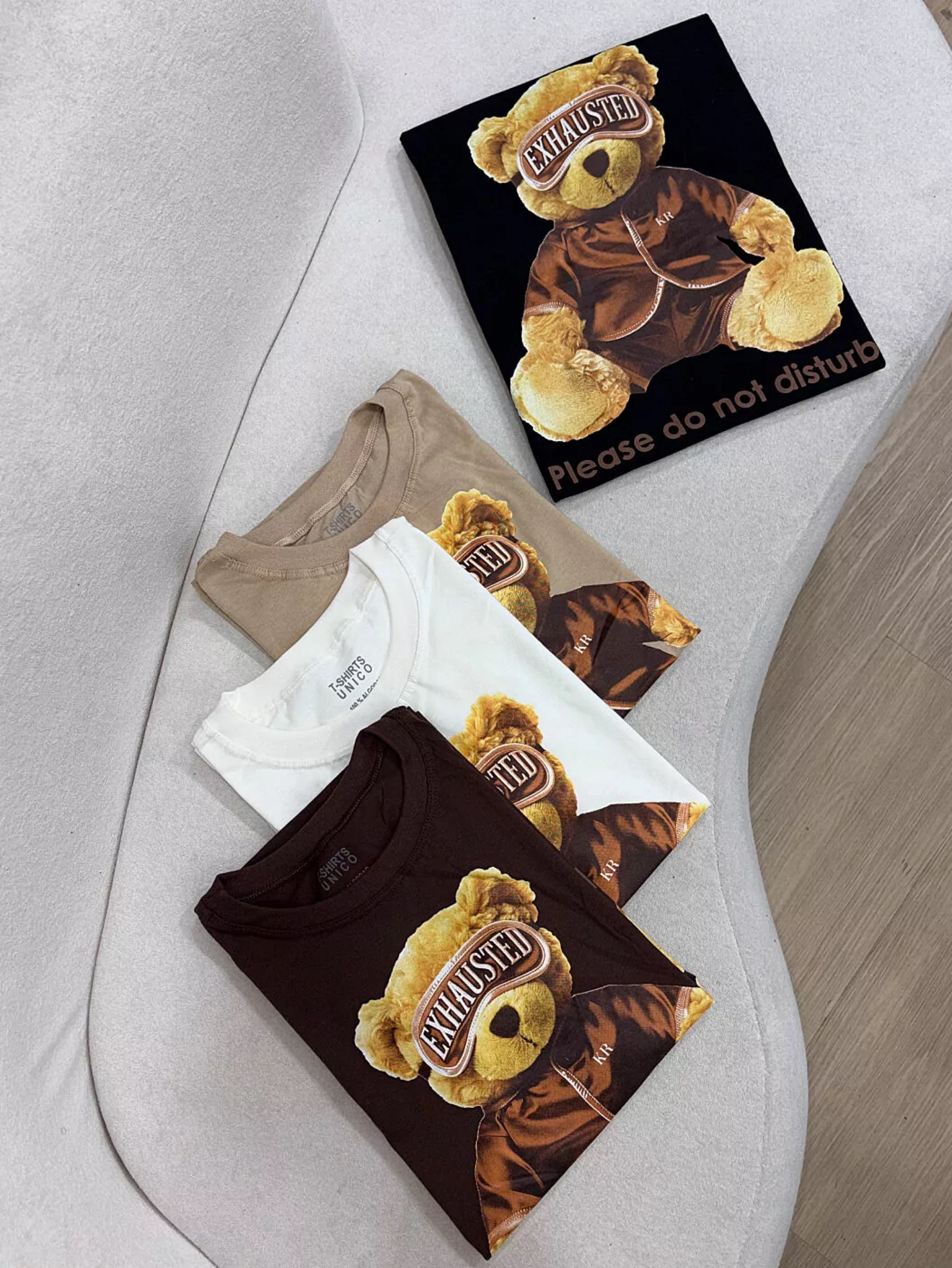 T-shirt urso 100% Algodão