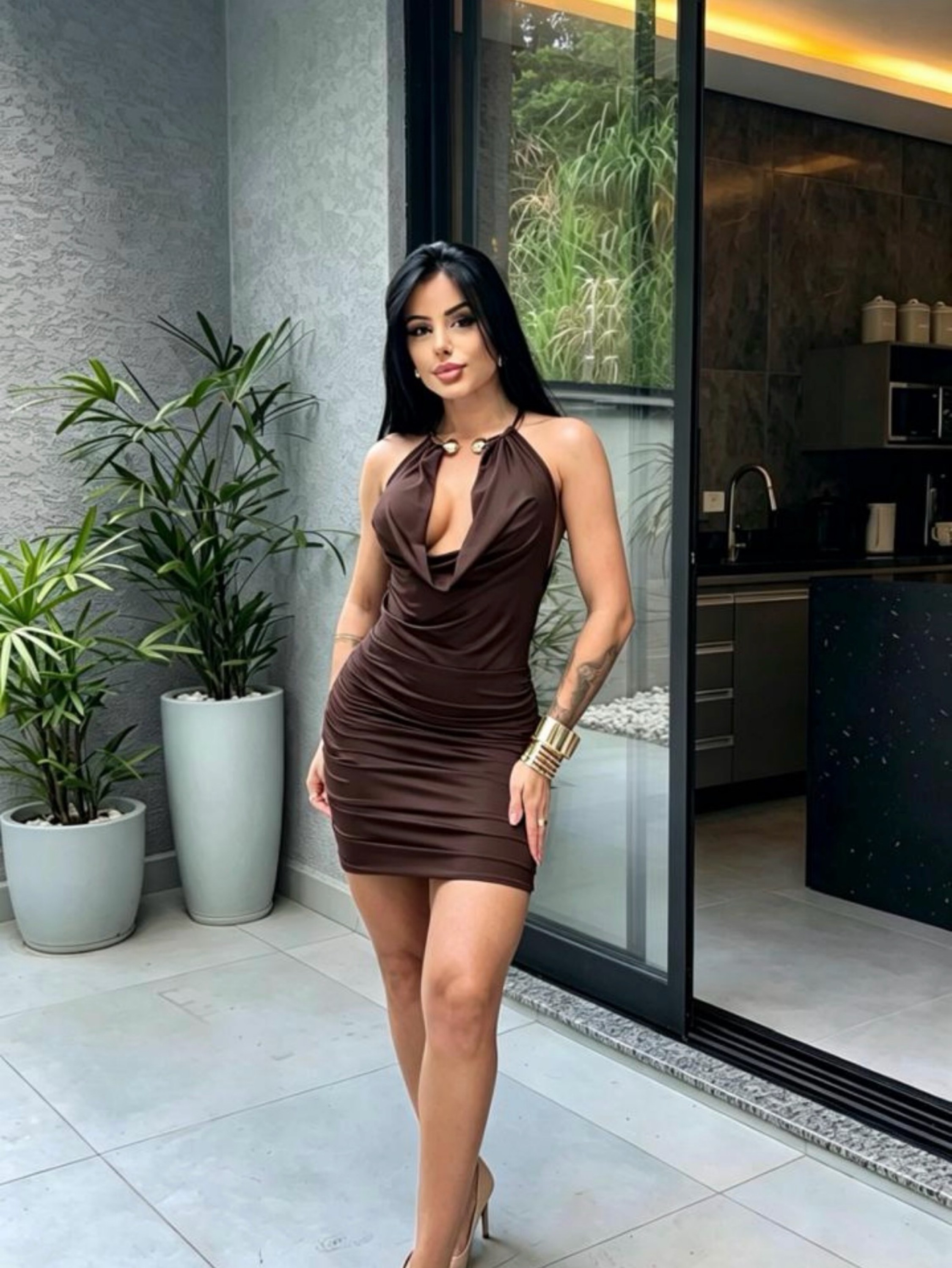 Vestido Dany argola