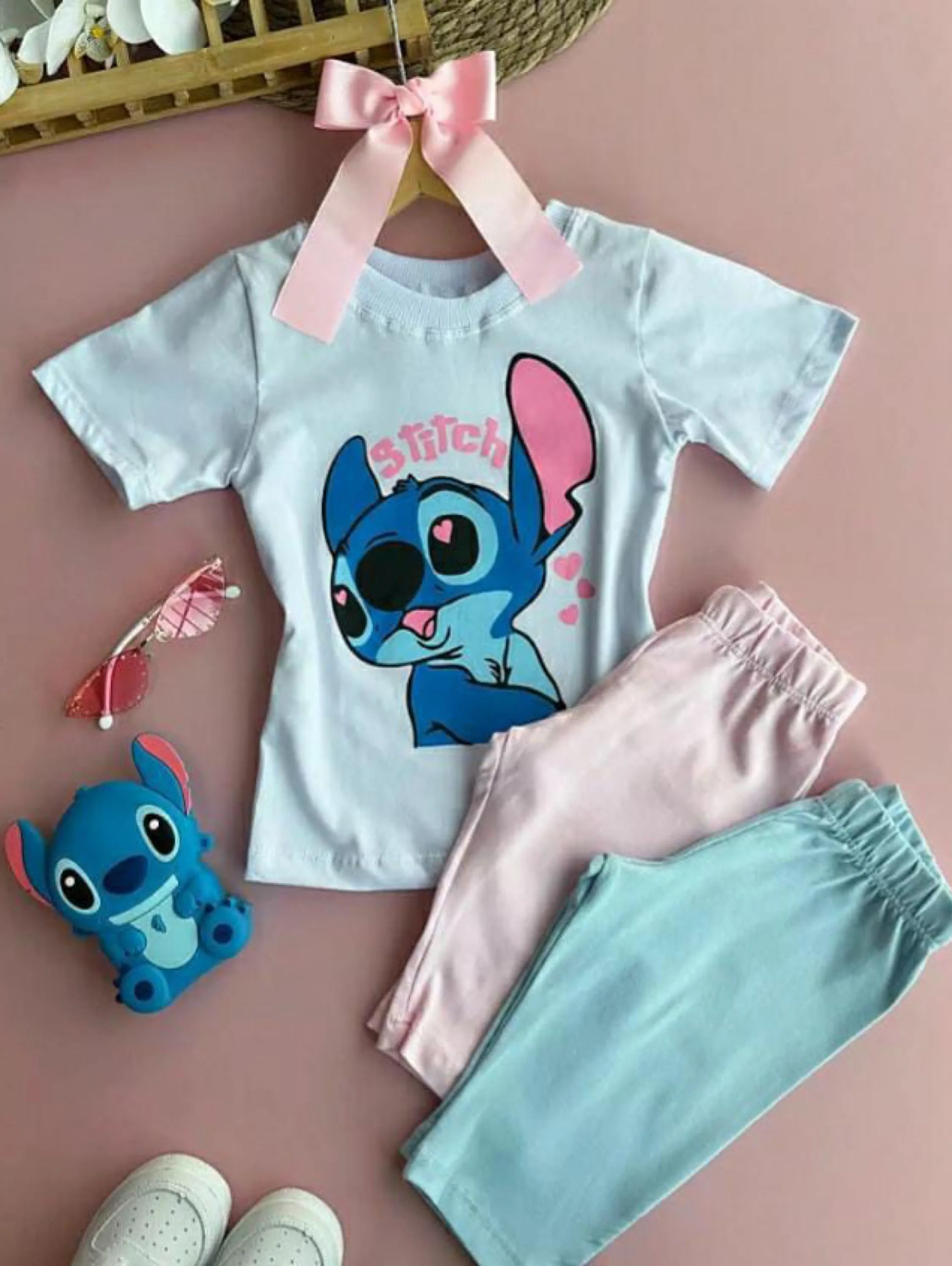 Conjunto stitch infantil