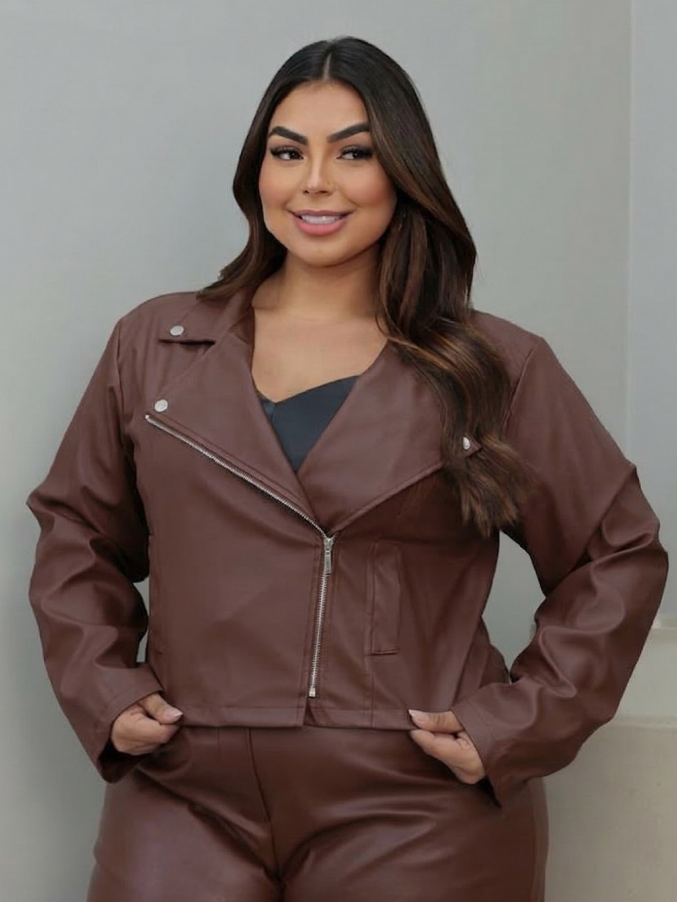 Jaqueta Plus size