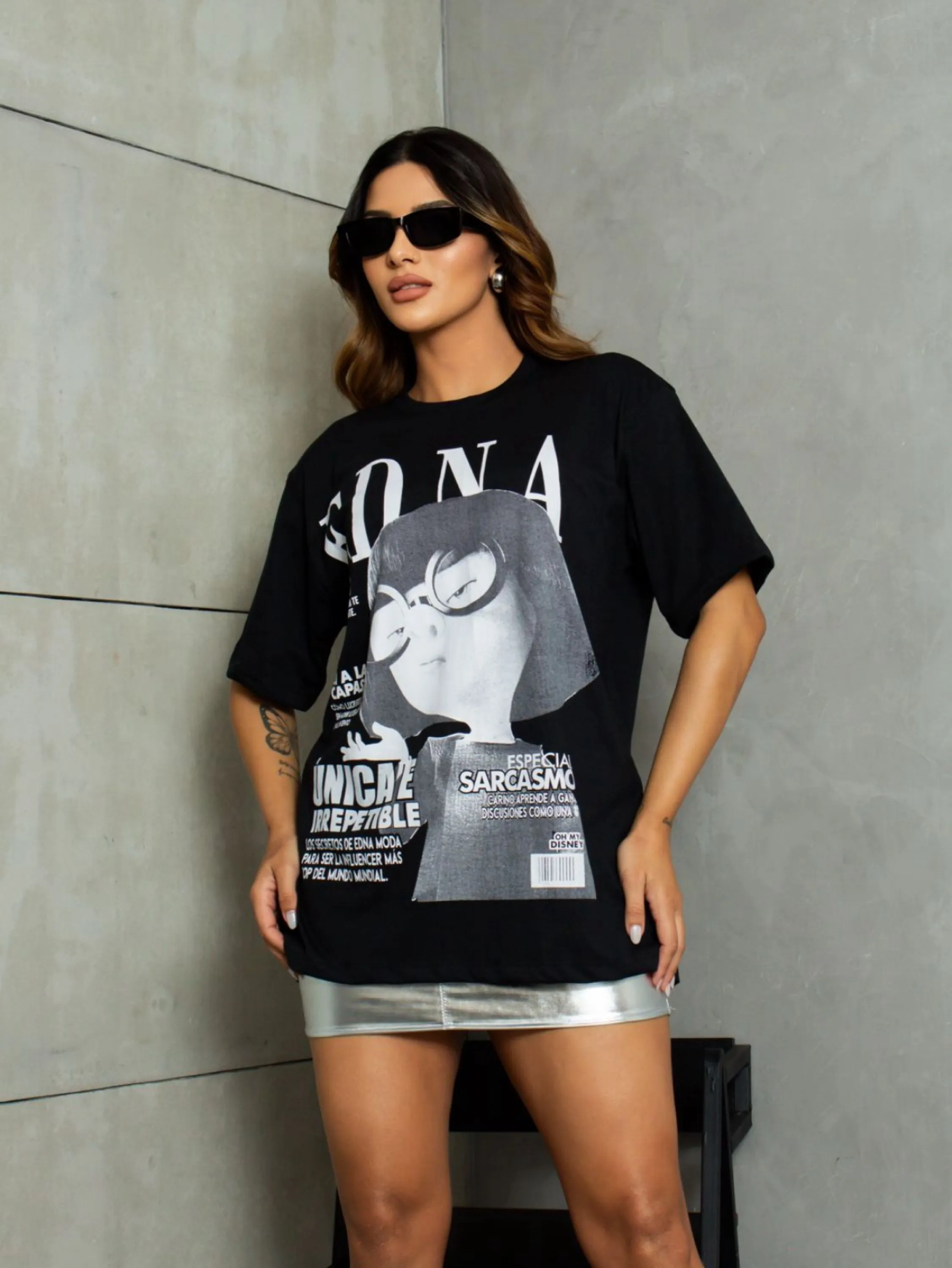 Max T-shirt Edna camisão Edna