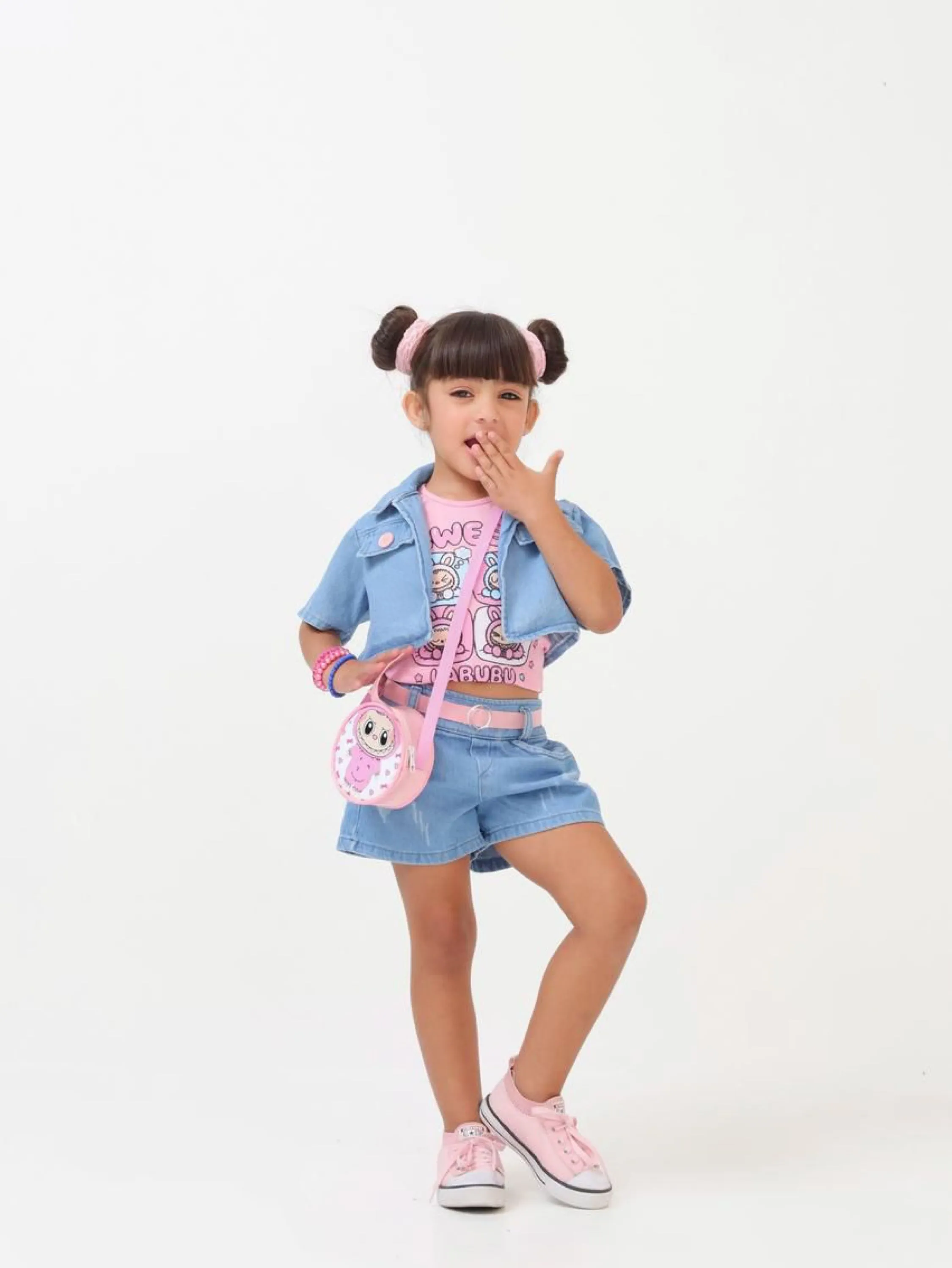 Conjunto 3 peças labubu